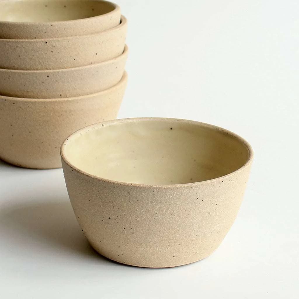 Light Yellow Stoneware Cereal and Soup Bowl – image 1