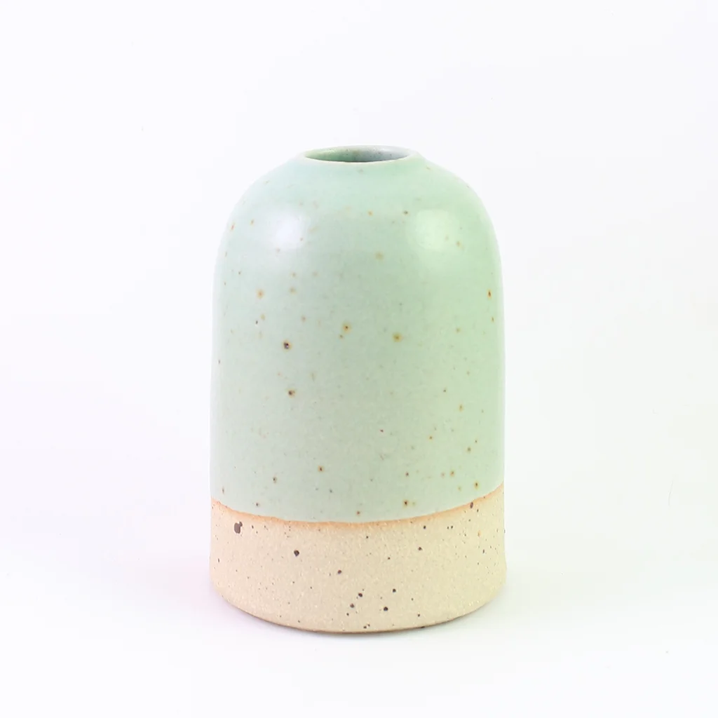 Mint Green Medium Vase Stoneware