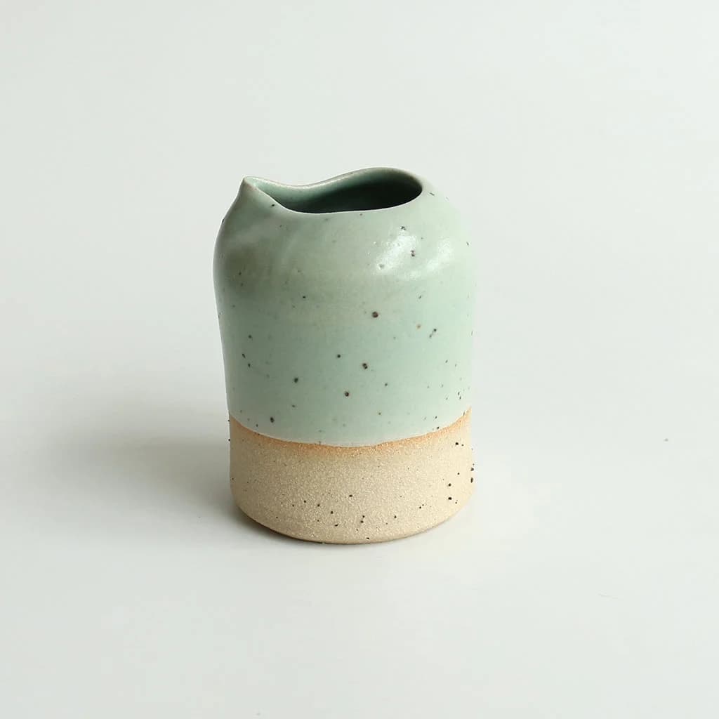 Mint Green Milk Jug Stoneware