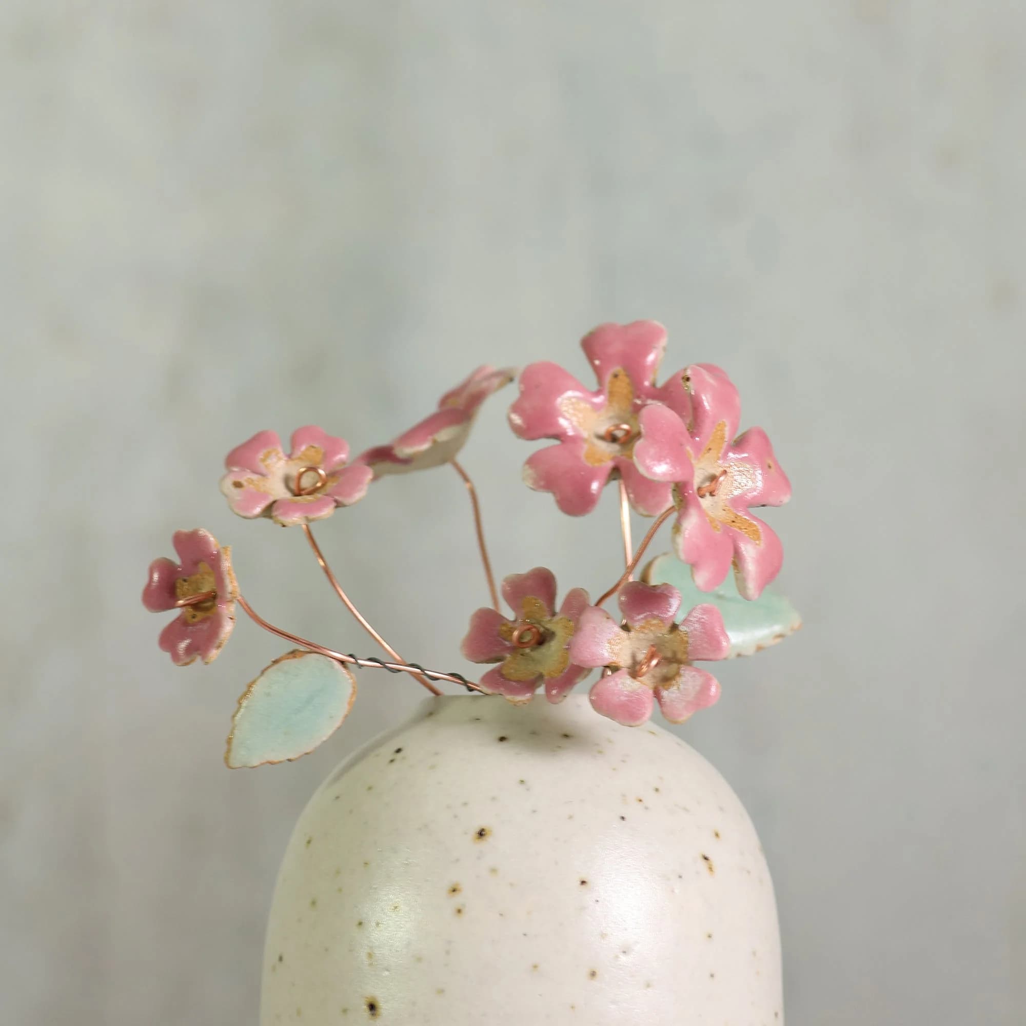 Pink Primrose Flower Bouquet – image 1