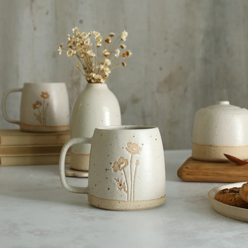Poppy Stoneware Mug – image 1
