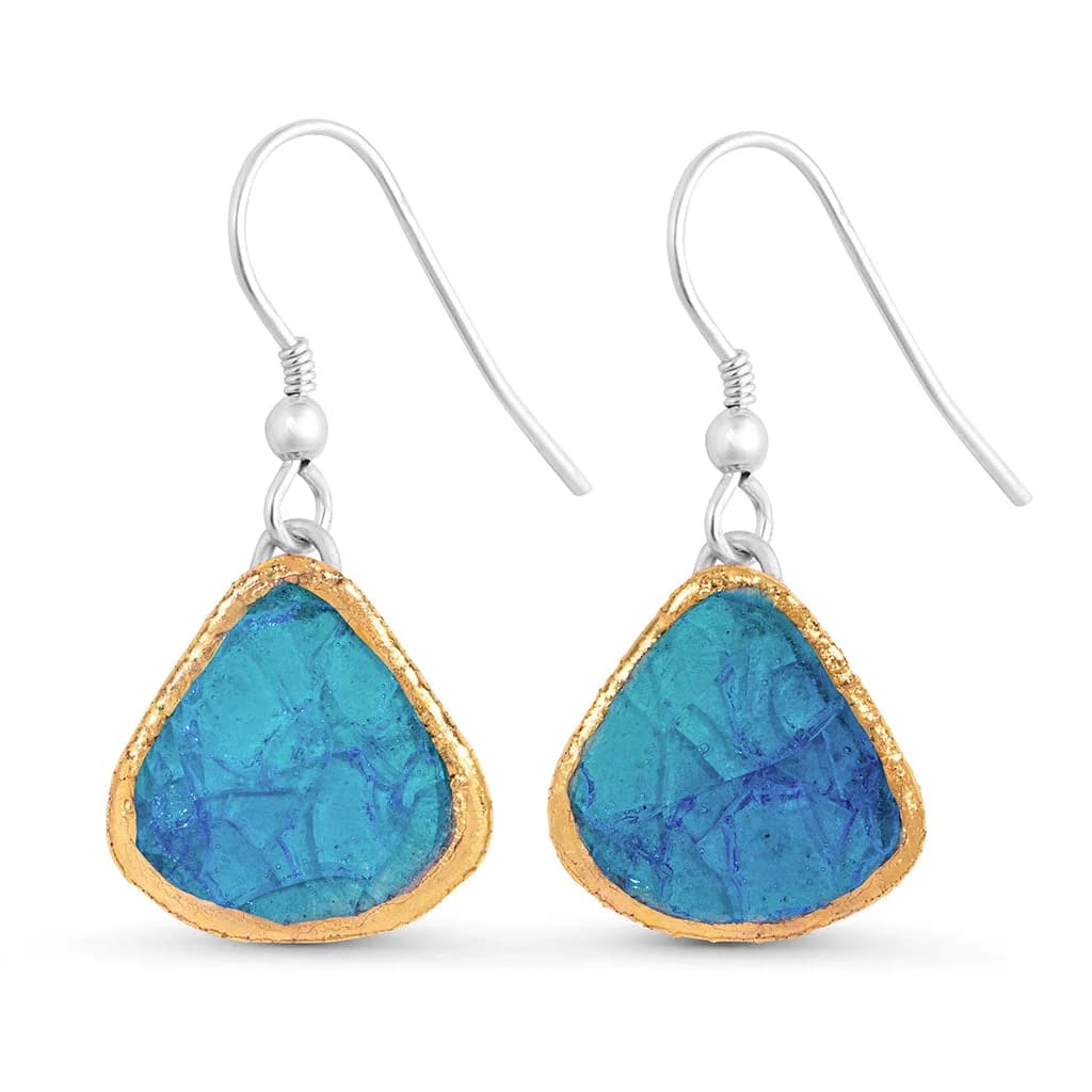Turquoise Blue Lagoon Teardrop Earrings