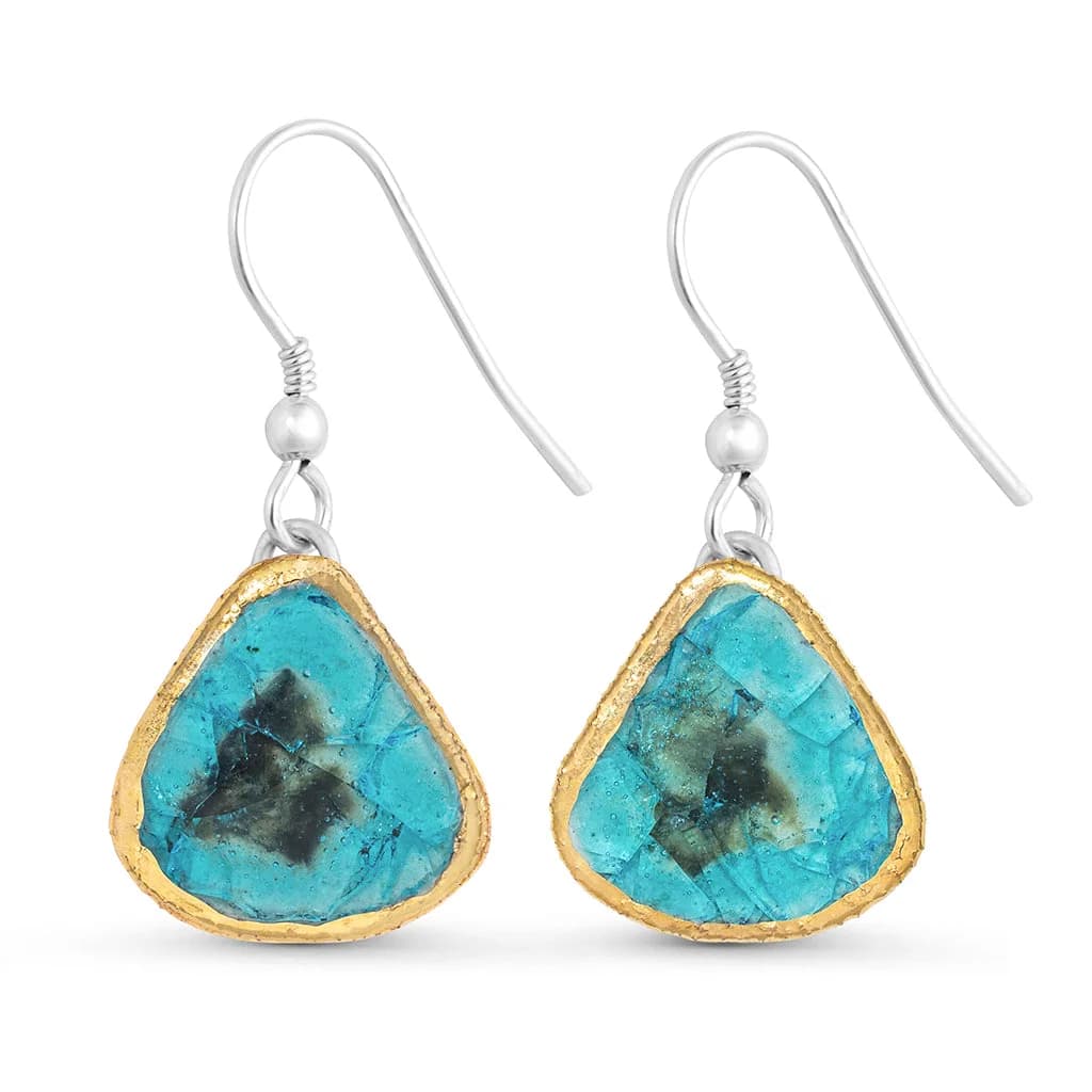 Turquoise Reef Teardrop Earrings