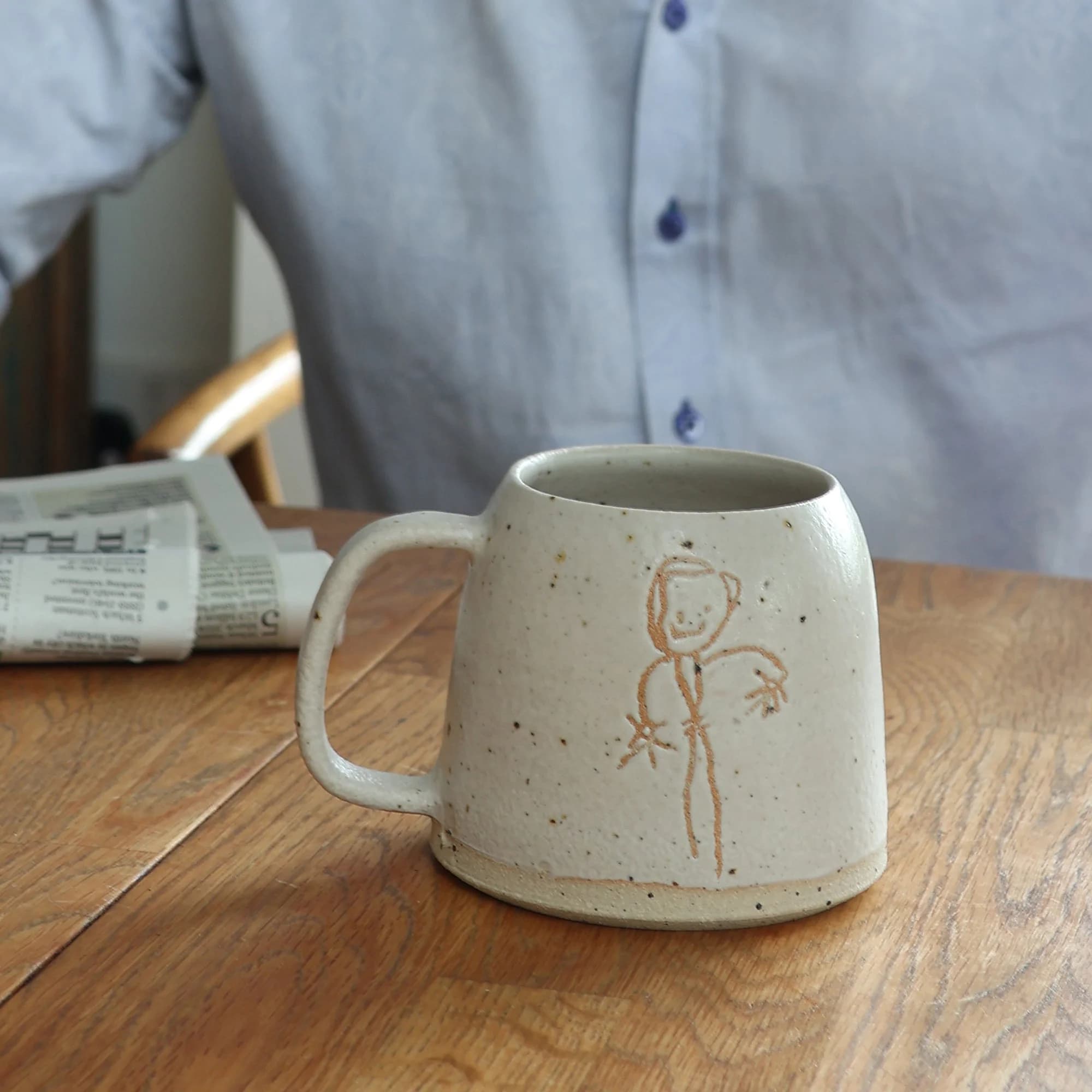 Personalised Child's Drawing Handmade Ceramic Mug