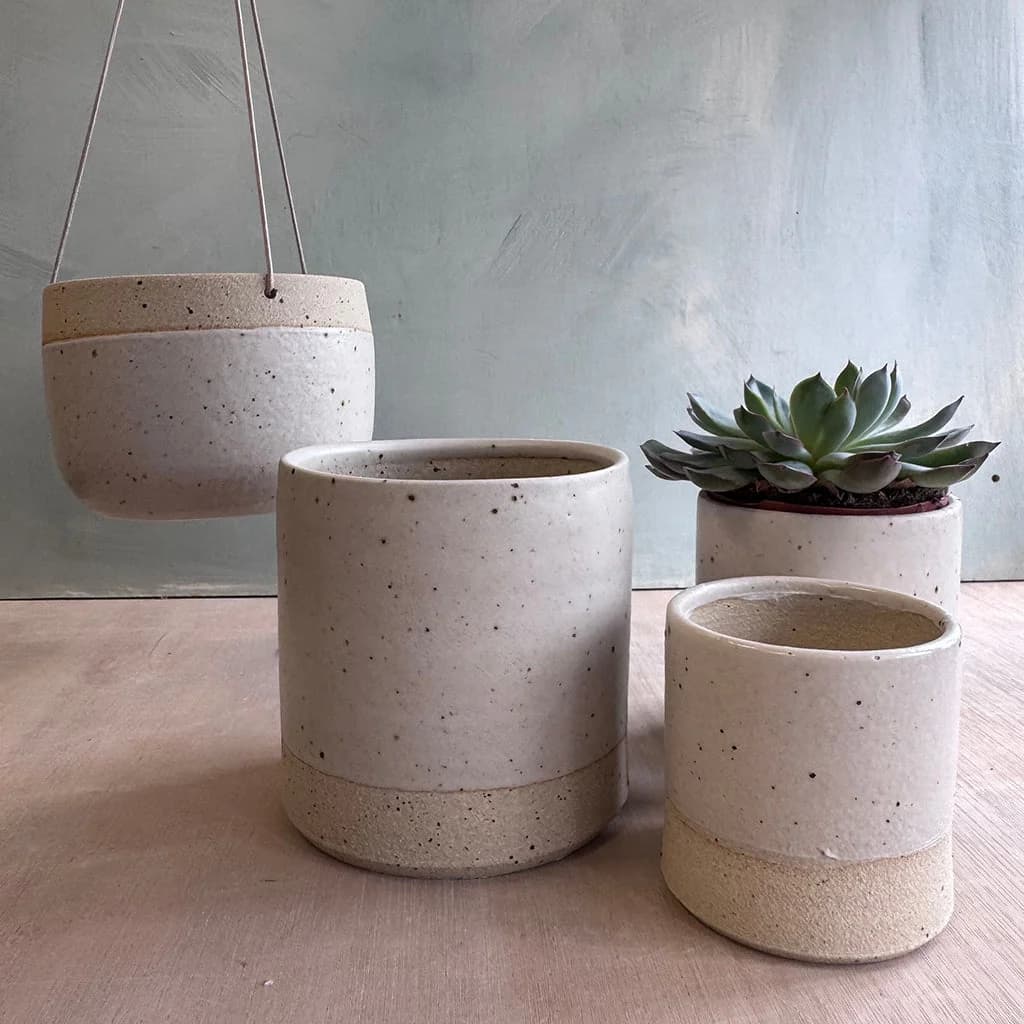 Seconds Planter Set, Off-White – image 1