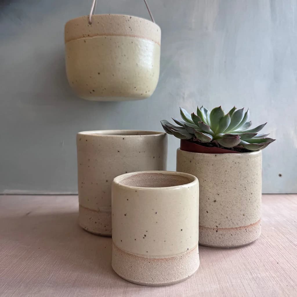 Seconds Planter Set, Light Yellow – image 1