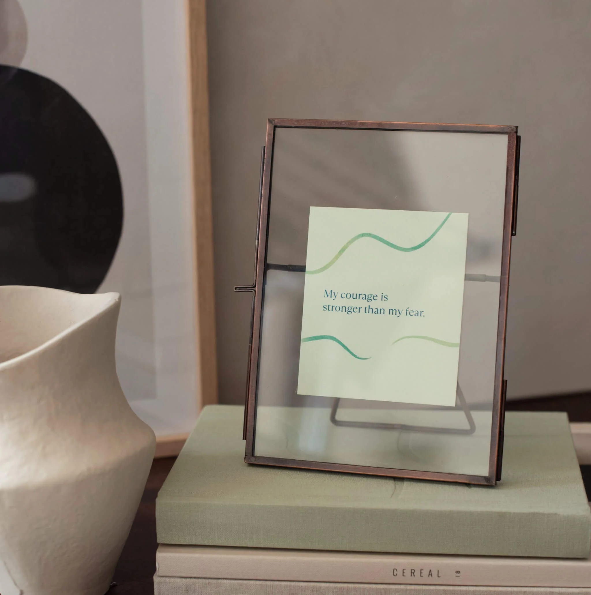 Affirmation Cards With Frame