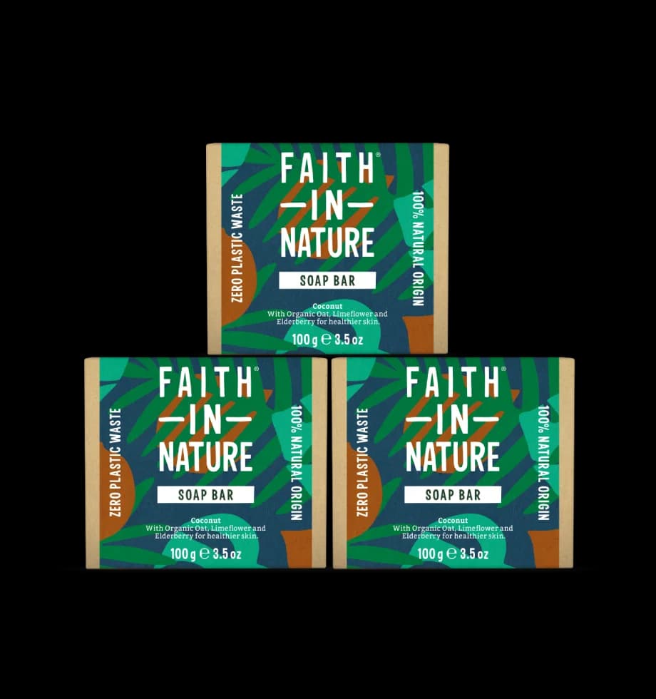 3 x Coconut soap bars