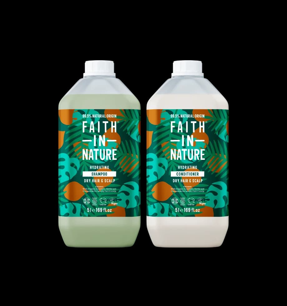 Coconut shampoo & conditioner set - 5L