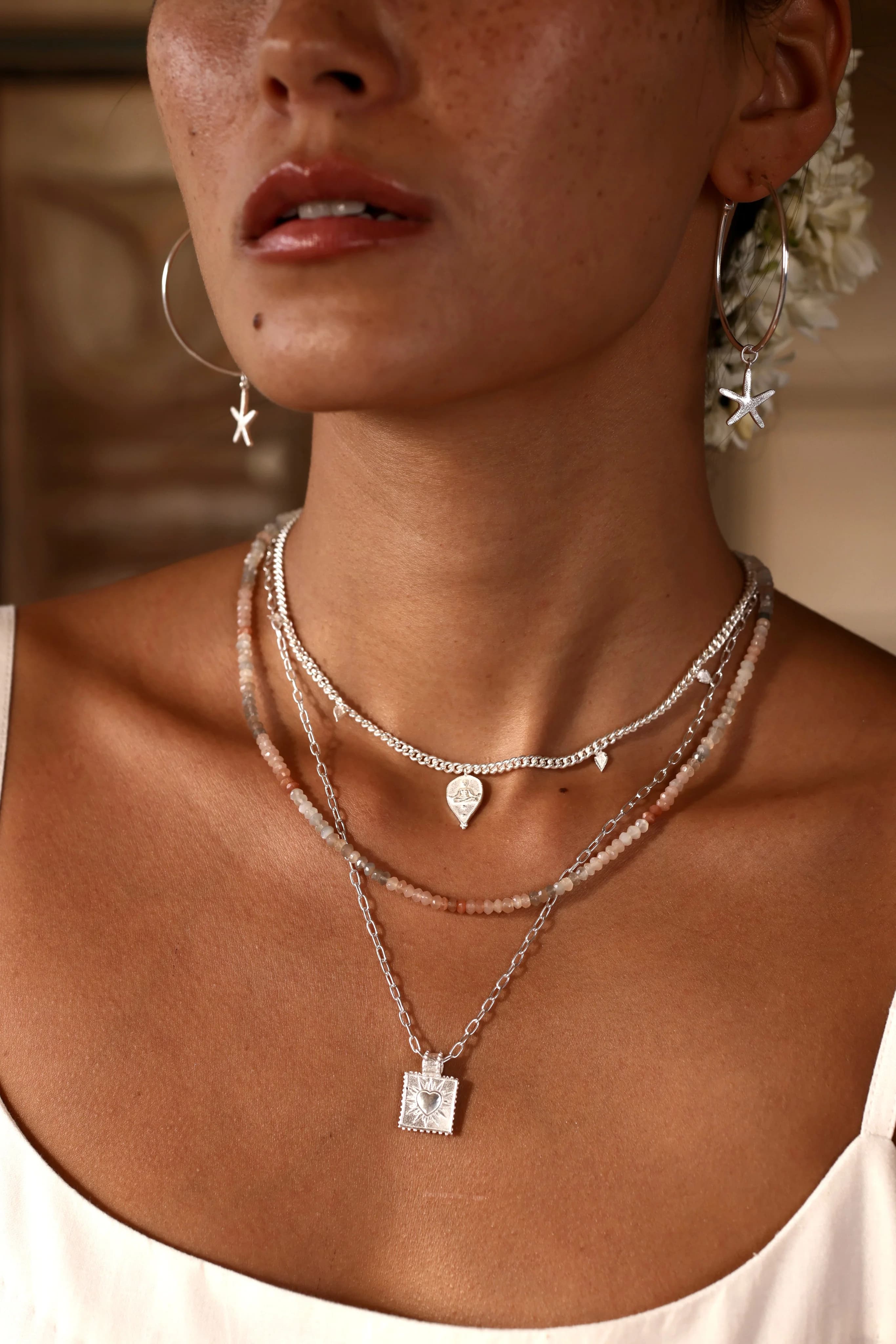 Pastel Moonstone Necklace