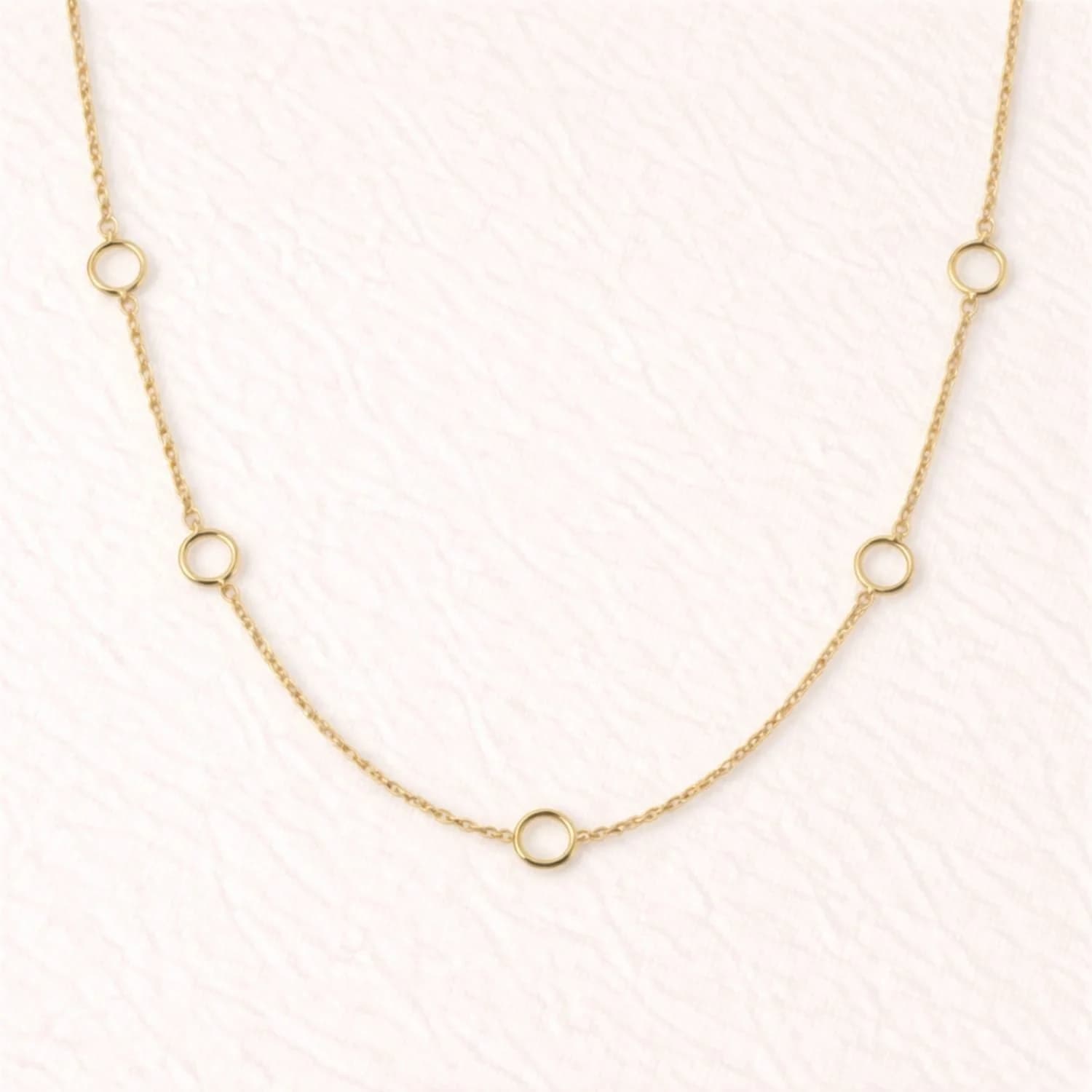 Light Beam Orbit Necklace – image 1