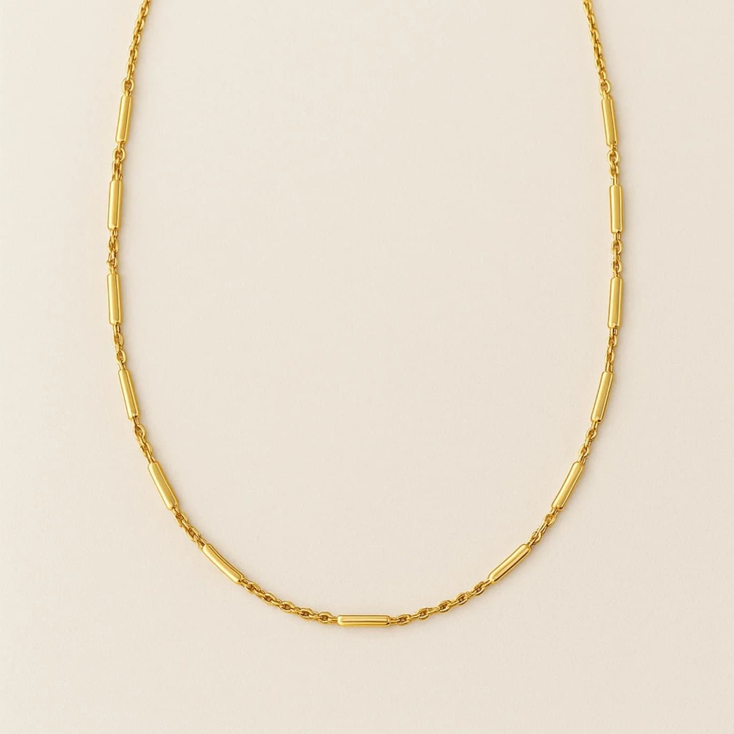 Slim Link Full Necklace – image 1