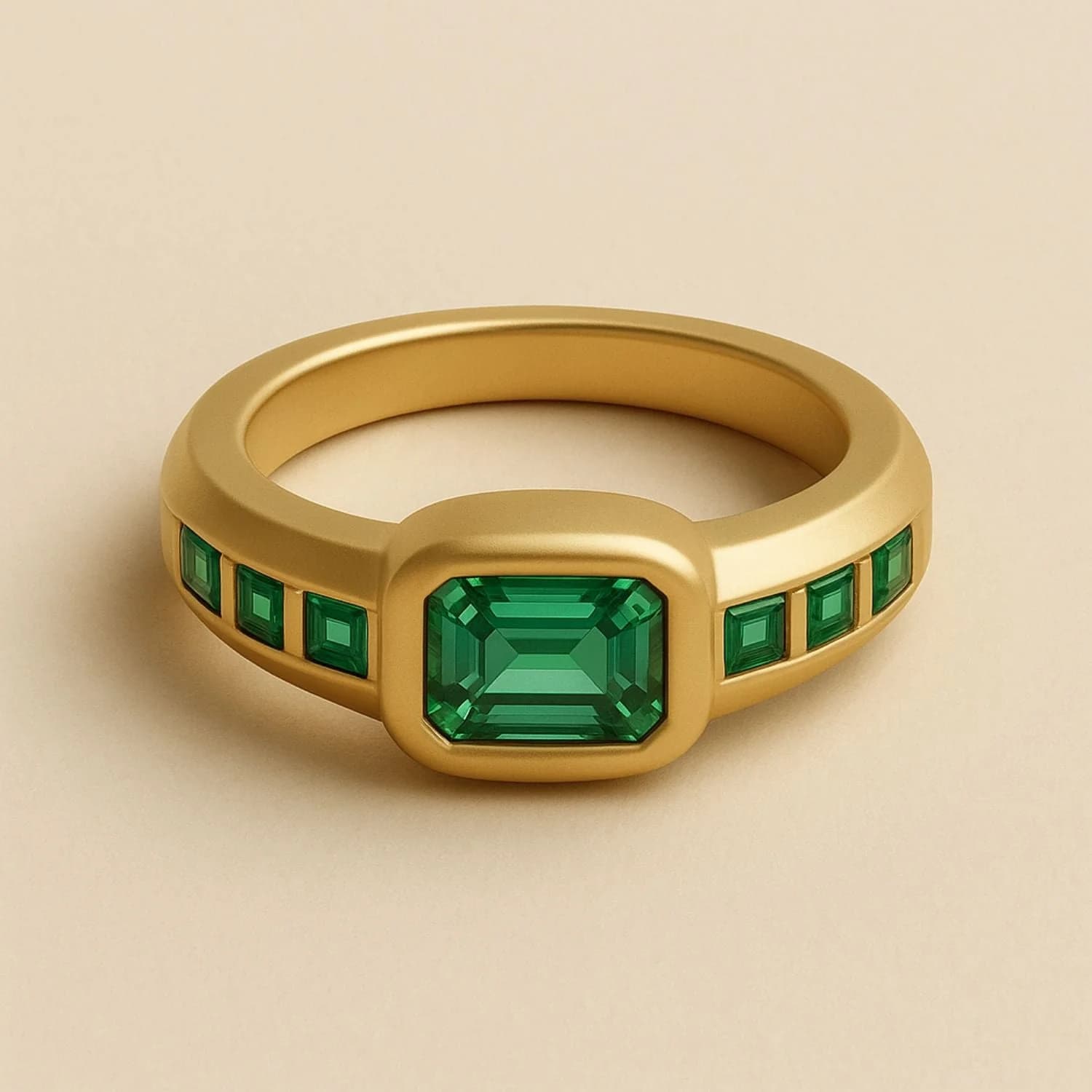 Emerald Axis Ring – image 1
