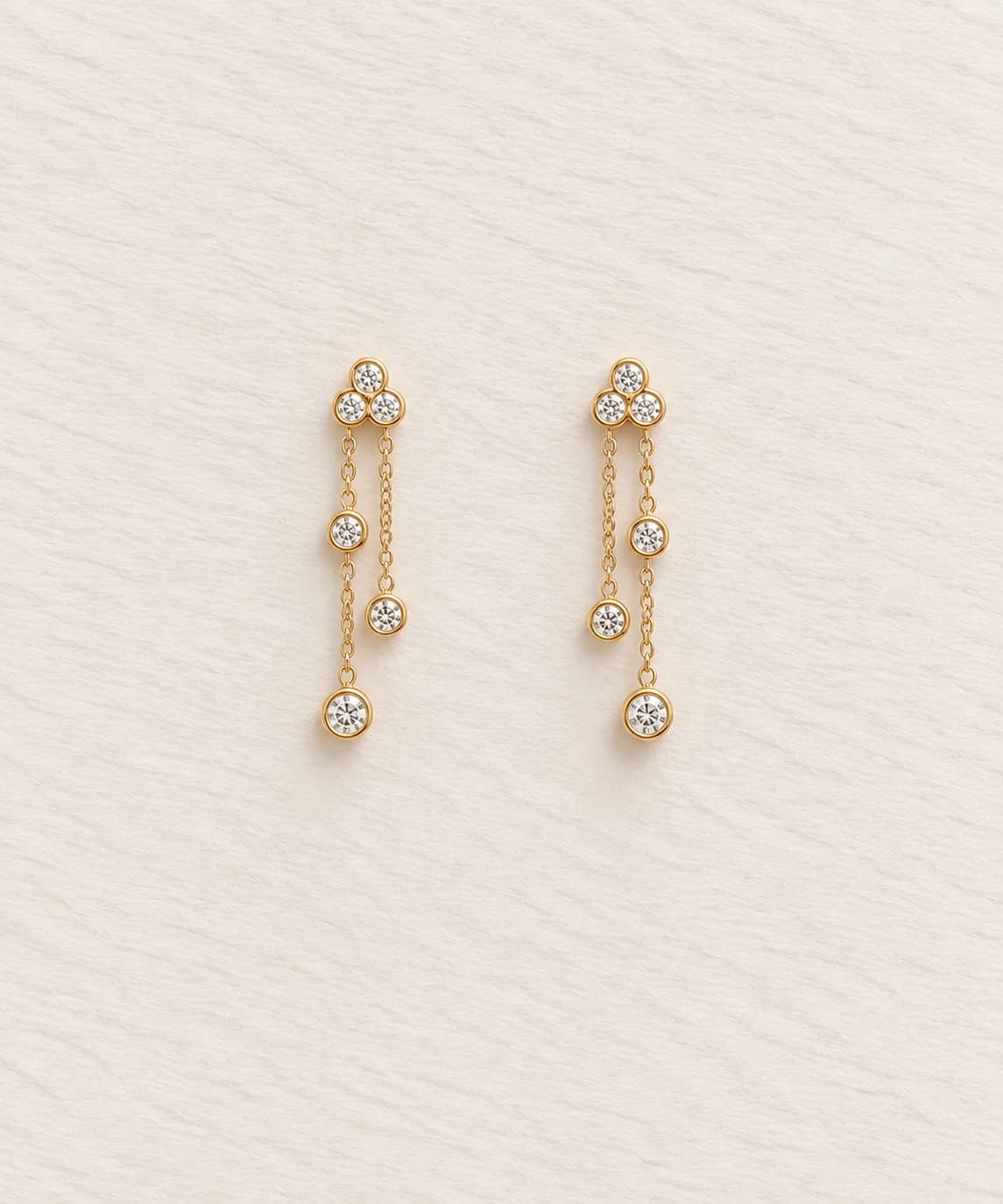 Aurora Falling Light Diamond Earrings – image 1