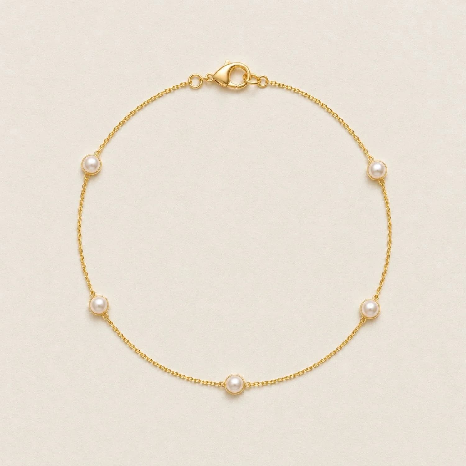 Aurora Pearl Station Bracelet – image 1