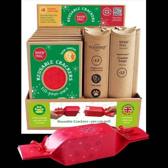 NEW Counter Display Unit: 12 cracker wallets and 10 packs of snaps – image 1