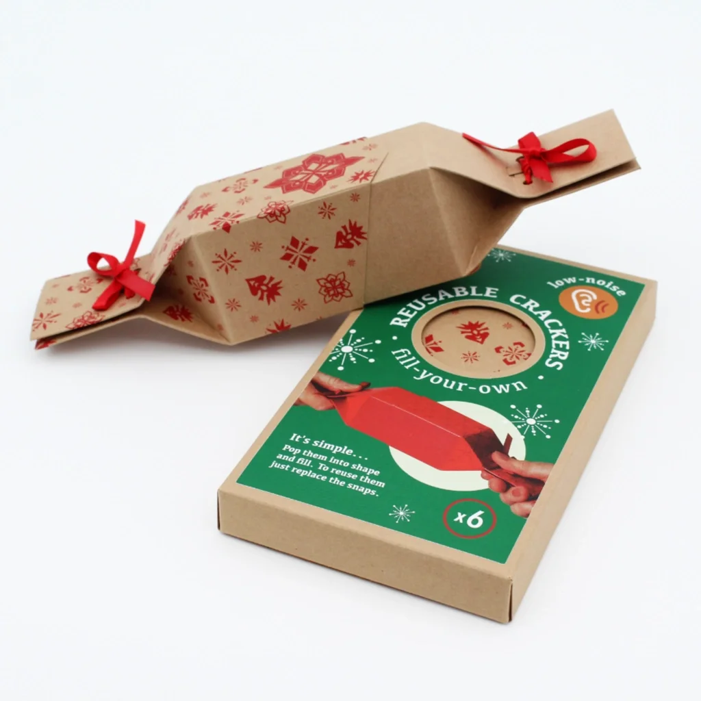 Six Reusable Crackers 'Kraft Jewel' design – image 1