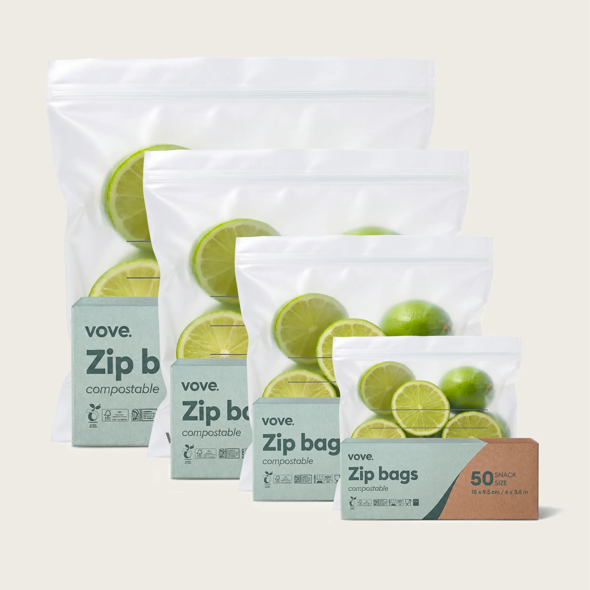 Compostable Zip Bag Set – image 1