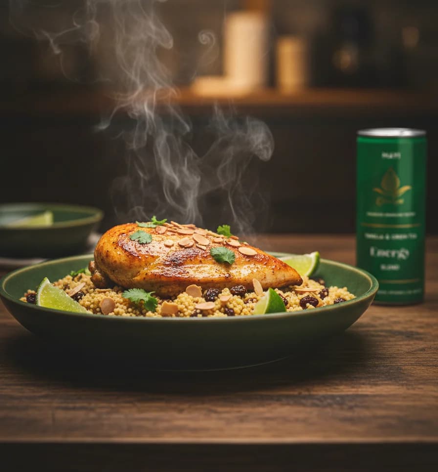 Green Tea Citrus Chicken Couscous Recipe – image 1