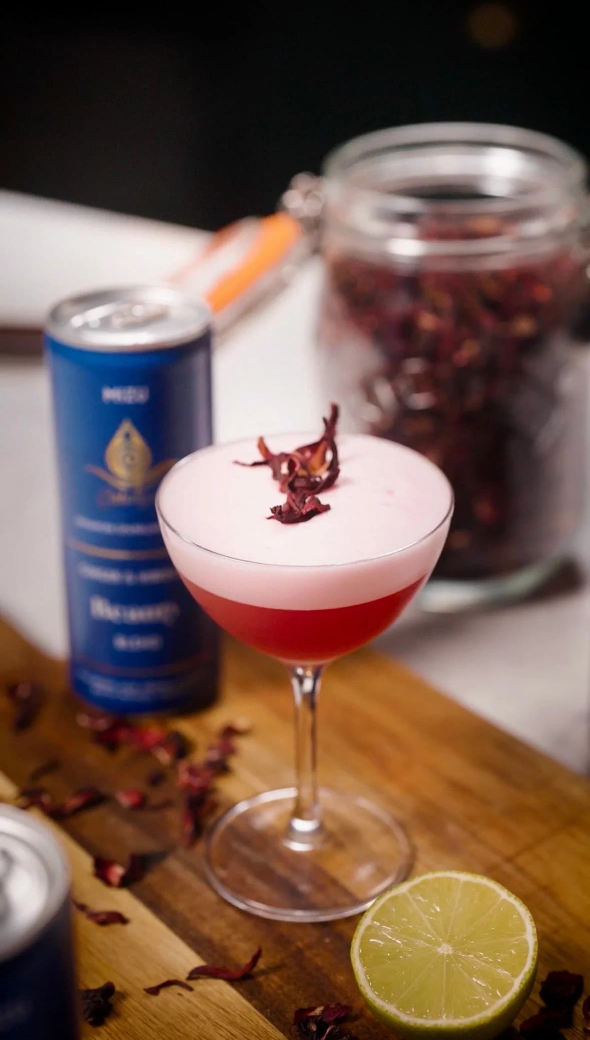 Vibrant Hibiscus Sour Cocktail Recipe – image 1