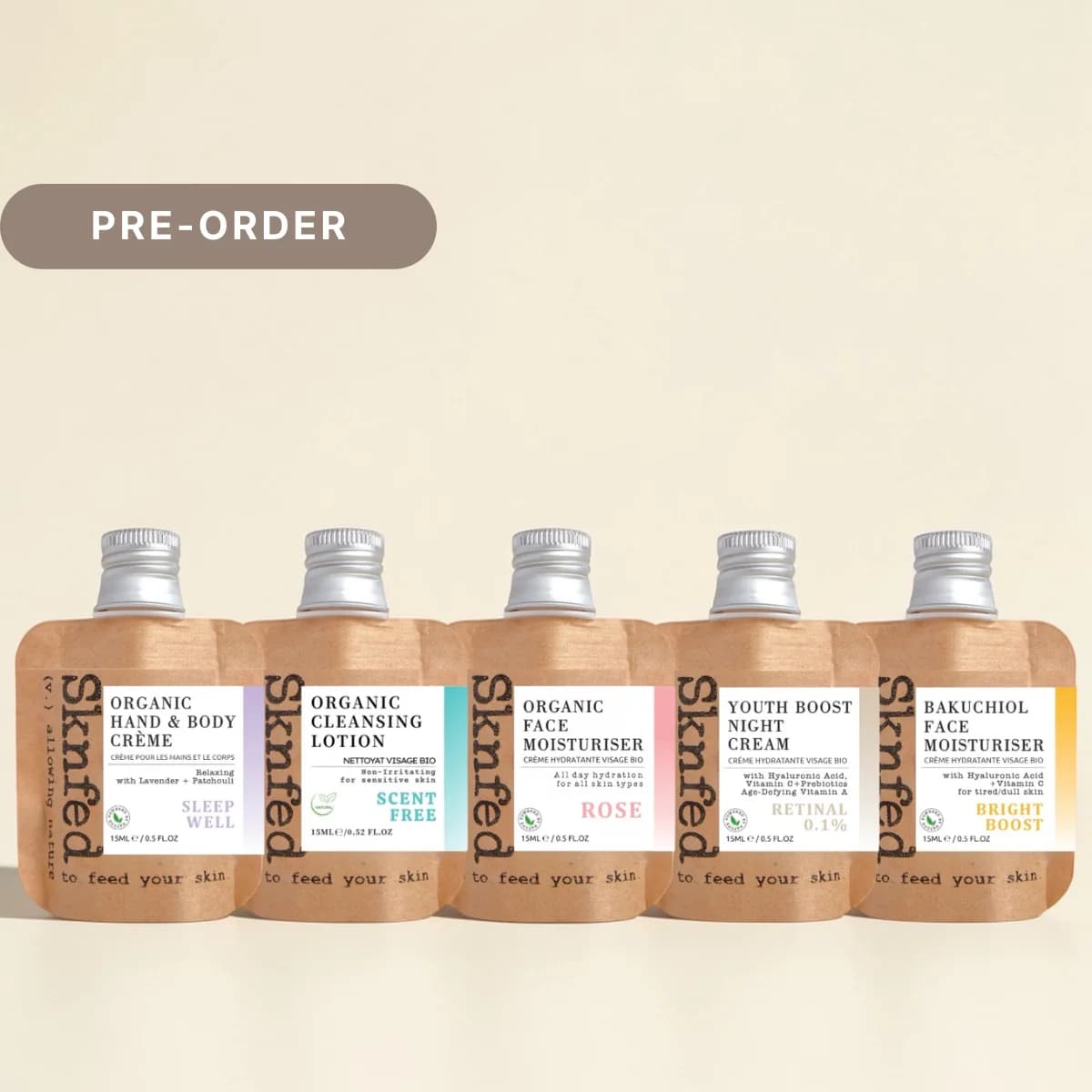 5 Sknfed Minis - Skincare Bestsellers