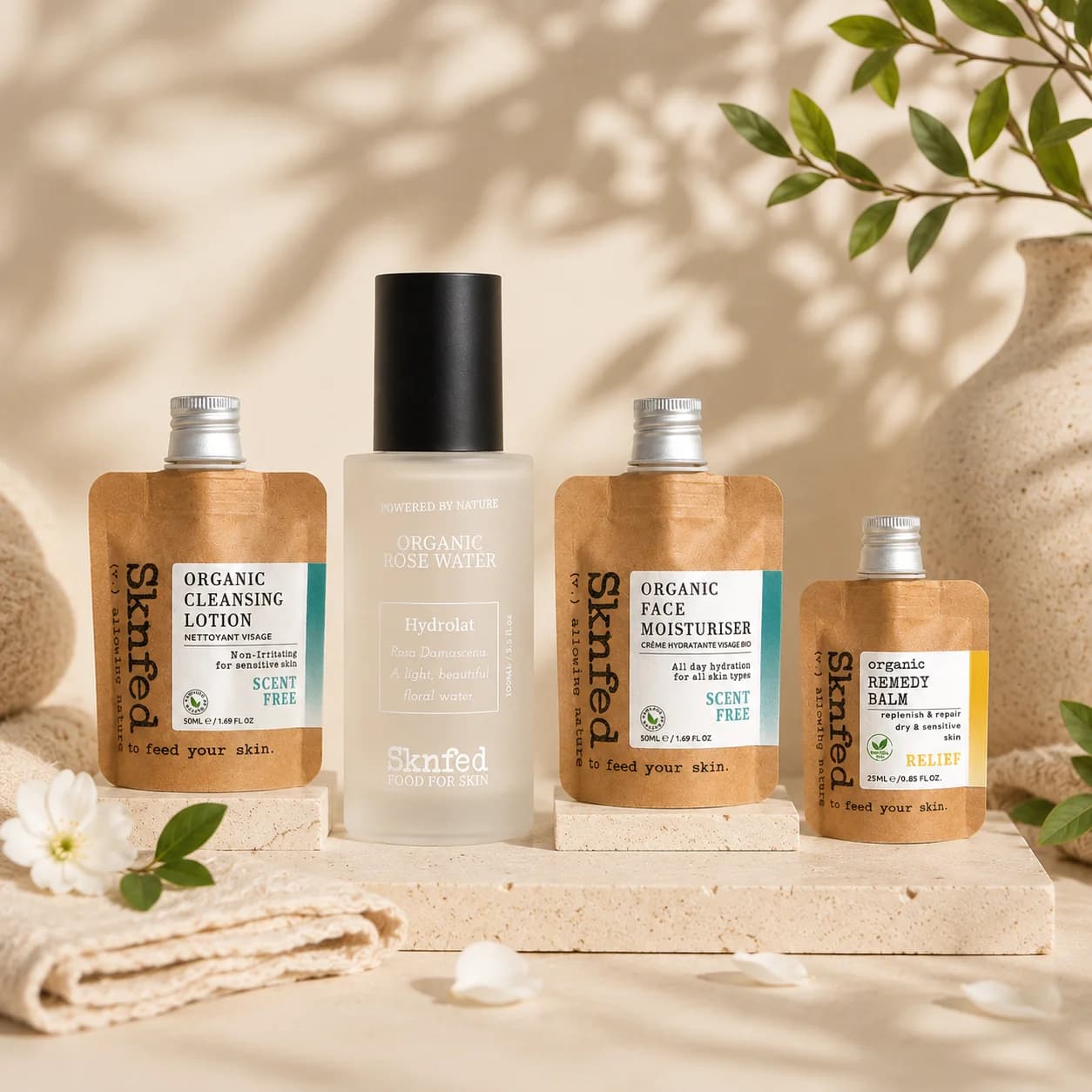 Sensitive Skin Ritual - Natural Skincare Set for Reactive Skin