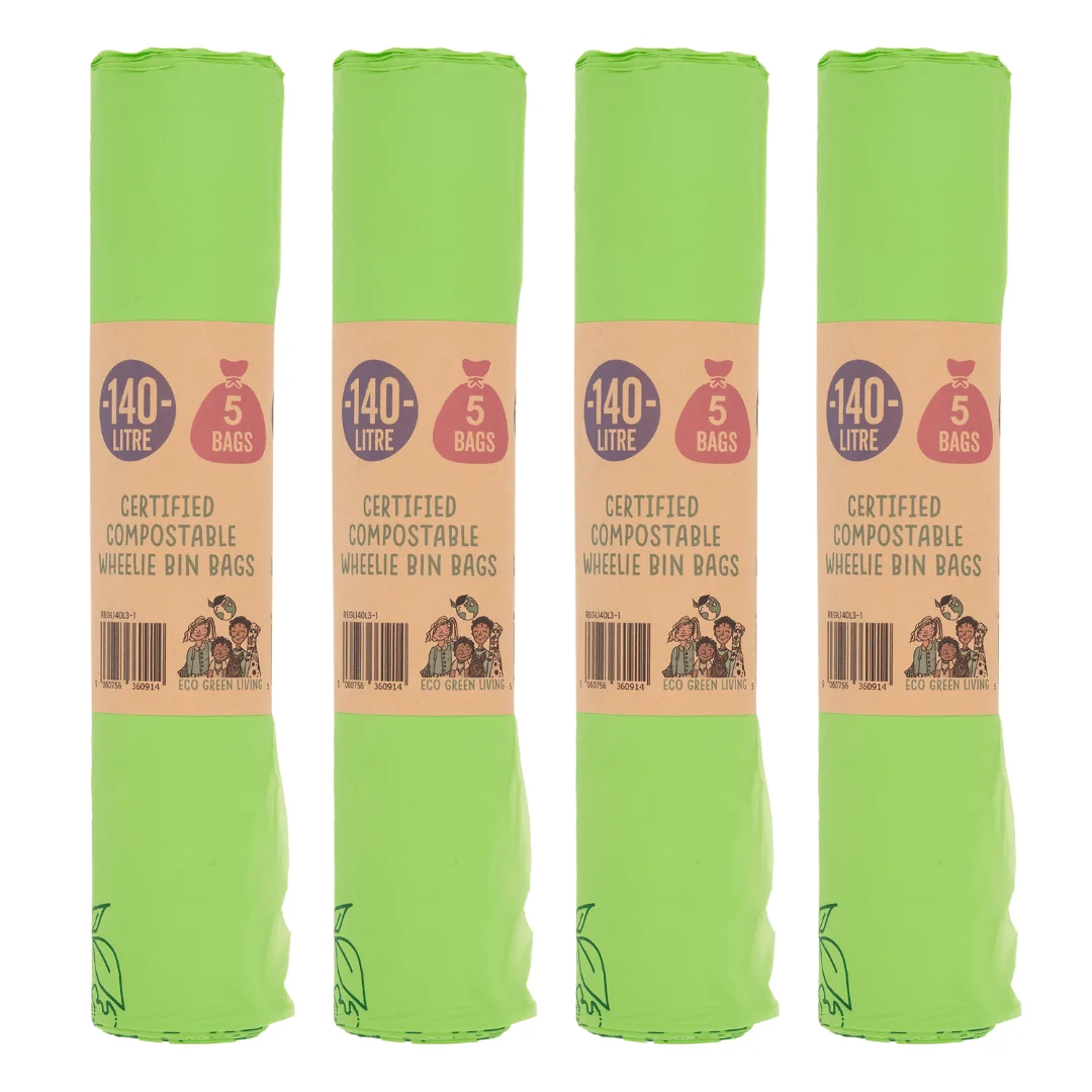 140 Litre Compostable Wheelie Bin Liners – image 1