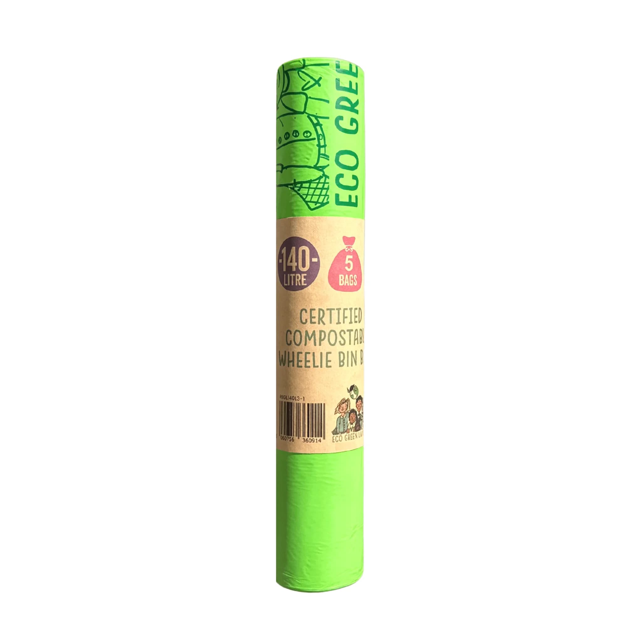 140L Compostable Wheelie Bin Liners – image 1