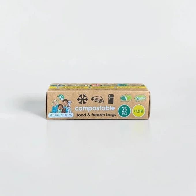 4-Litre Certified Compostable Food & Freezer Bags – image 1