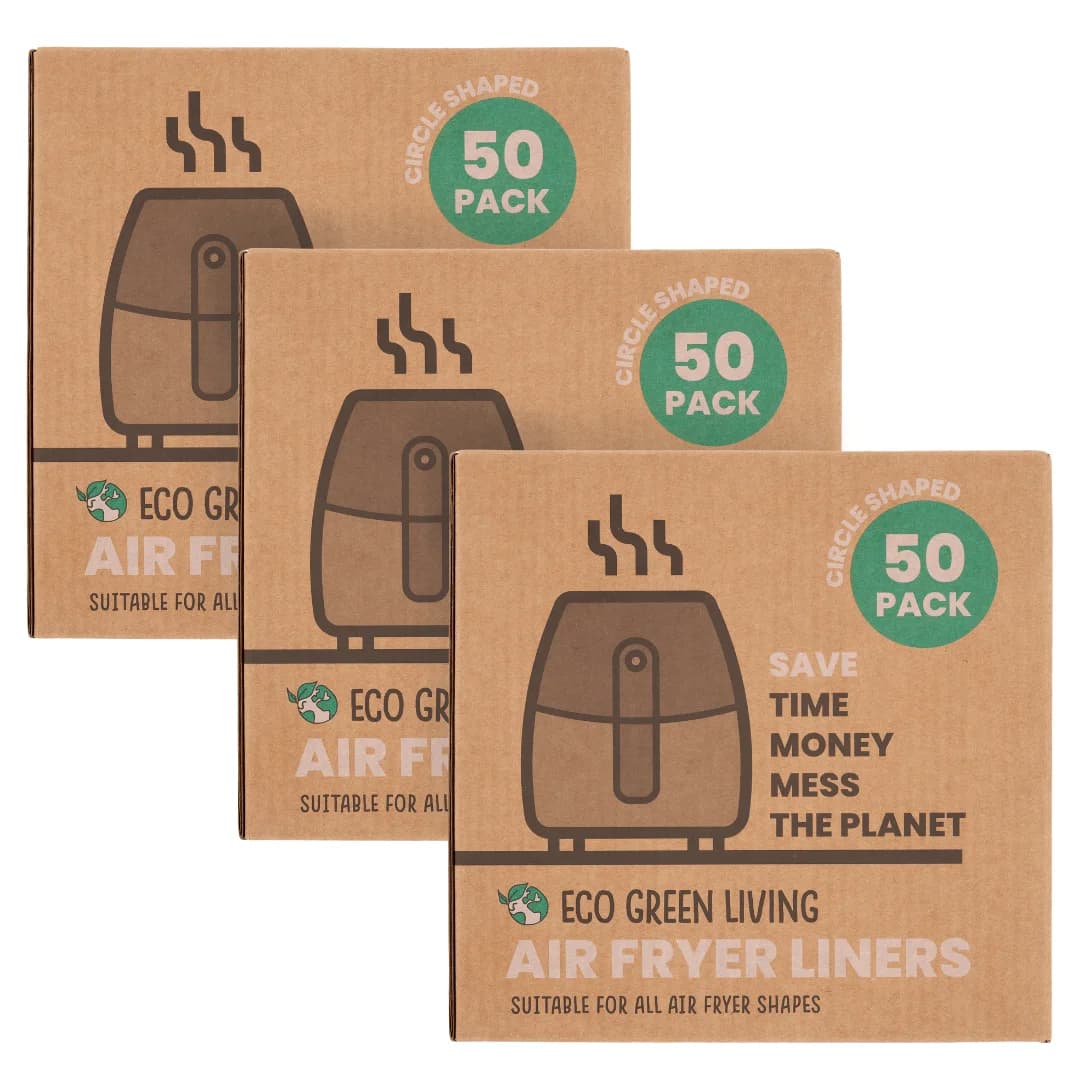Air Fryer Liners 3x50 Papers, suitable for all air fryers.