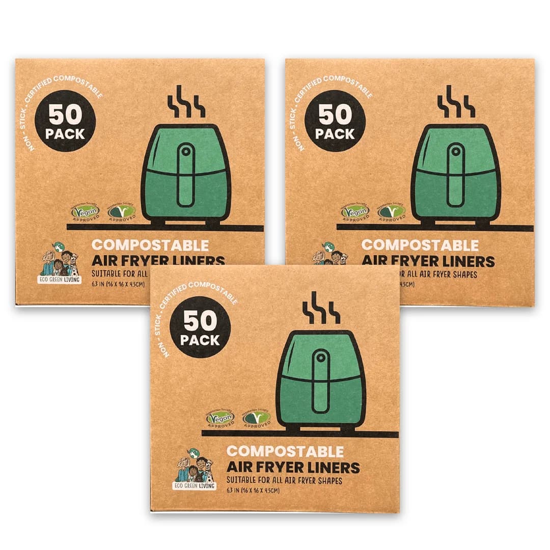 Air Fryer Liners 3x50 Papers, suitable for all air fryers.