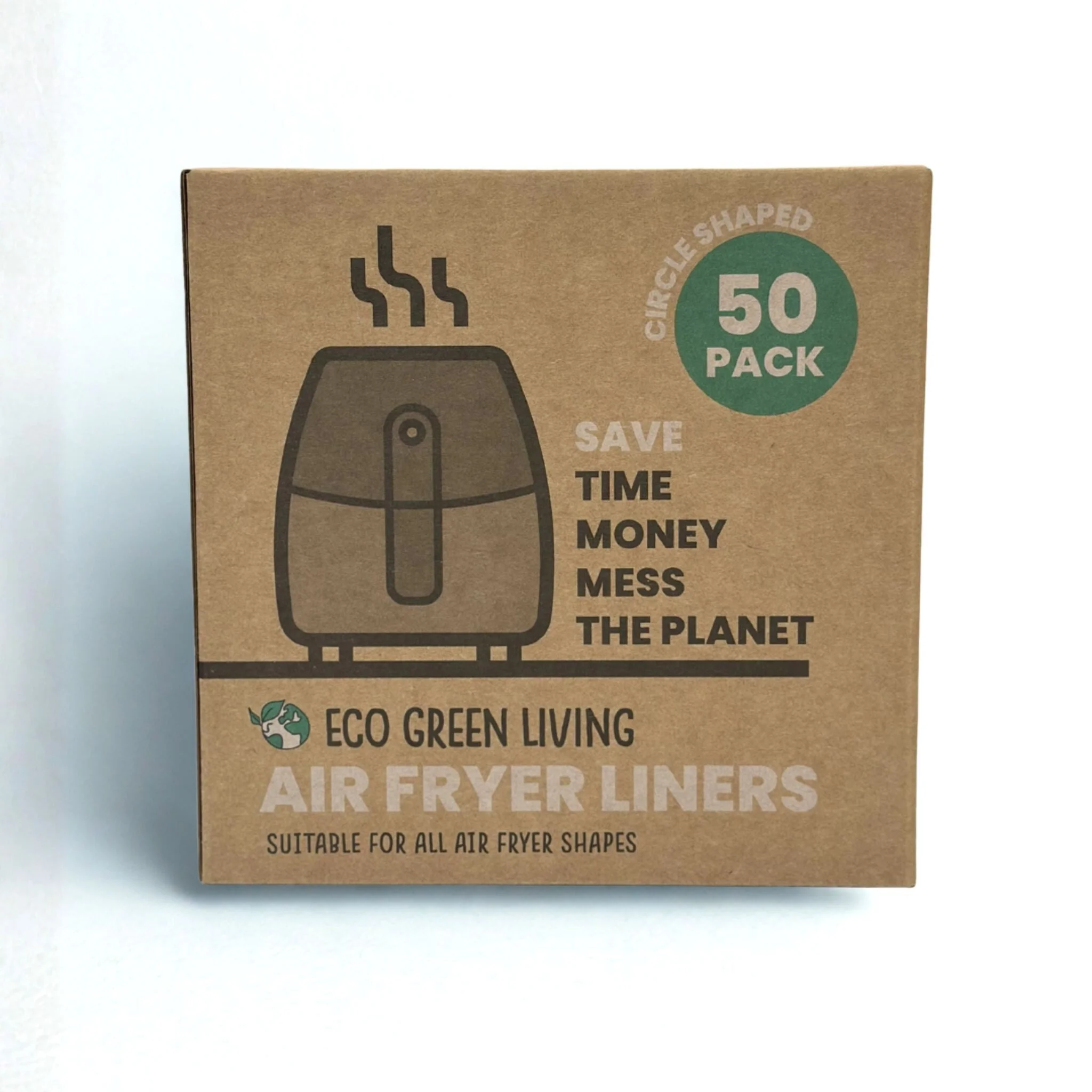 Air Fryer Liners, 50 Papers – image 1