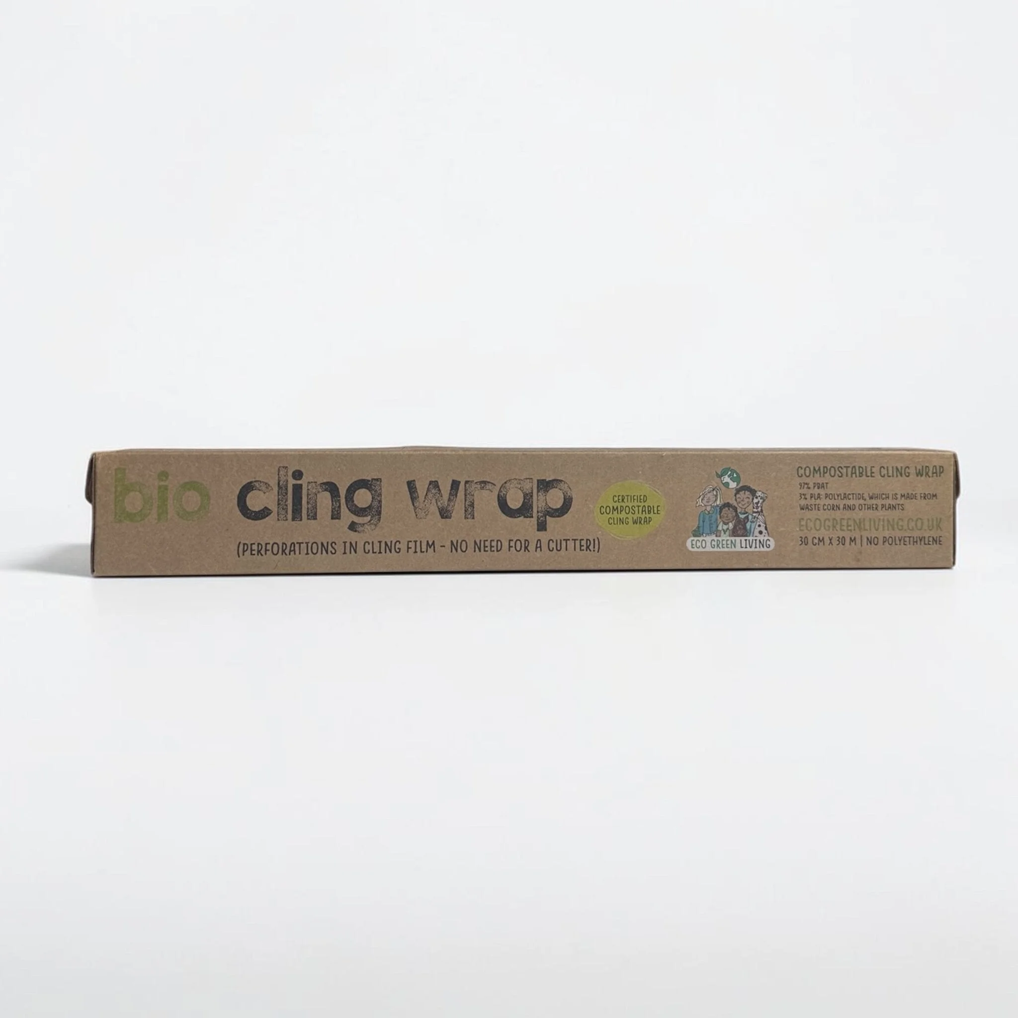 Compostable Cling Film - Zero Plastic - Recycled Packaging - 1 x 30m roll