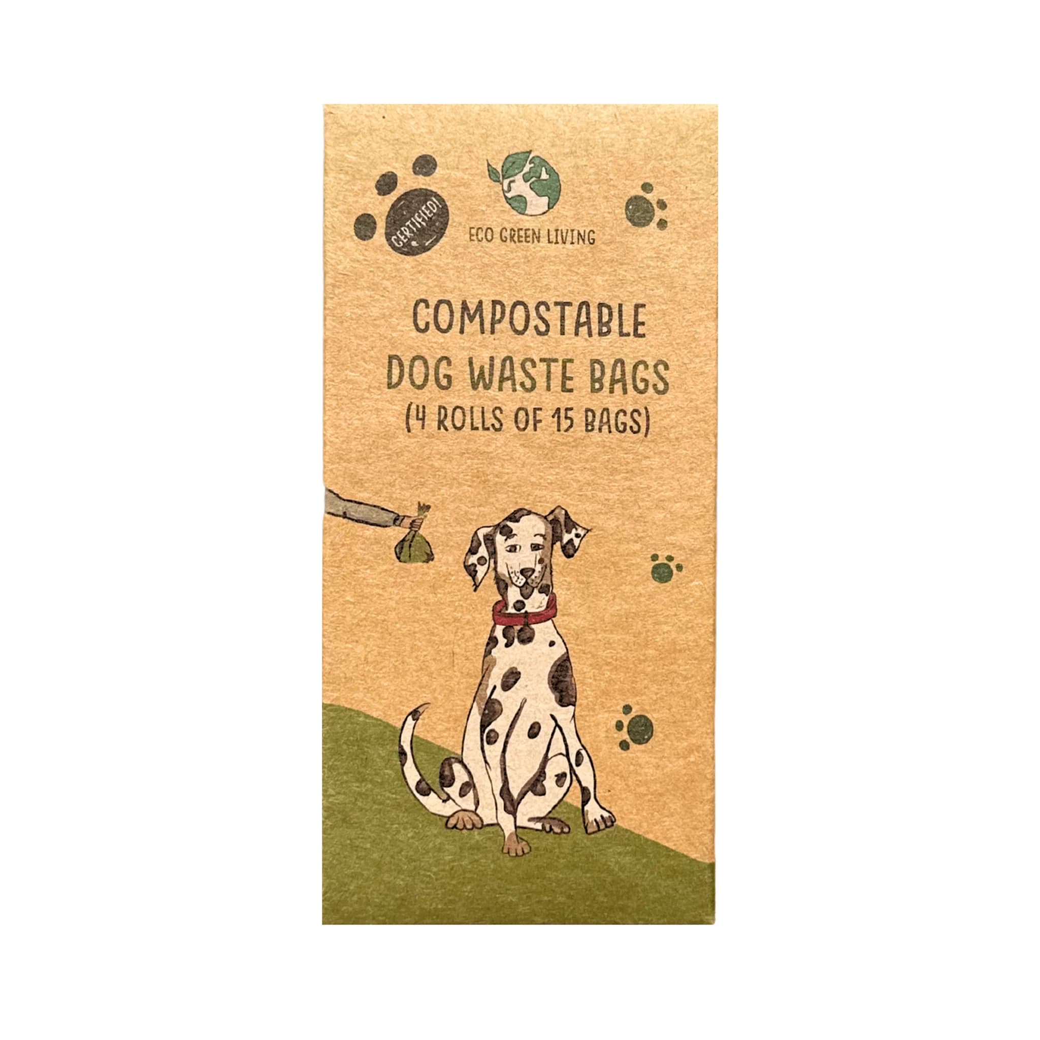 Compostable Dog Waste Bags, 60 Bags – image 1