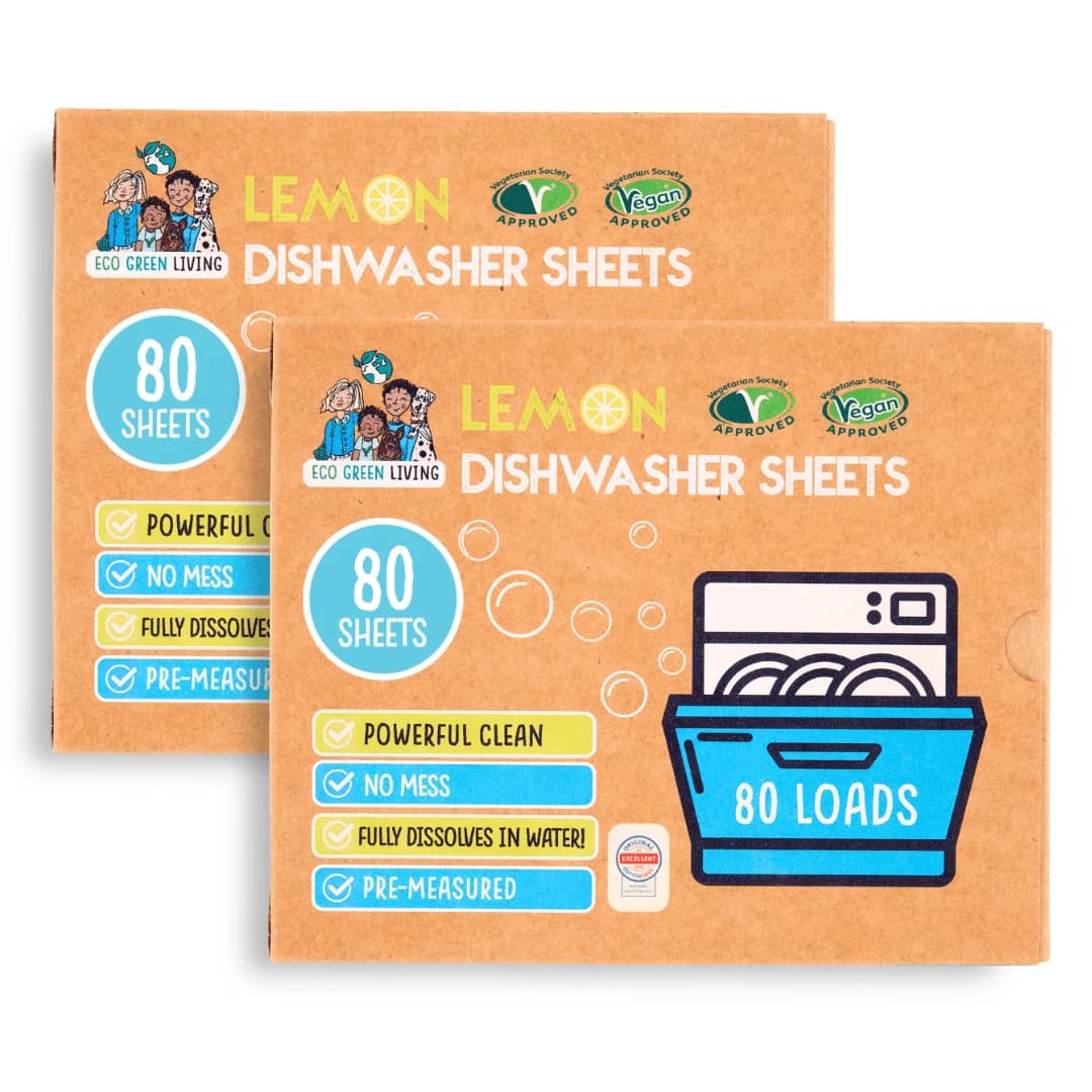 Dishwasher Sheets, Lemon Scent, 2 Pack – image 1