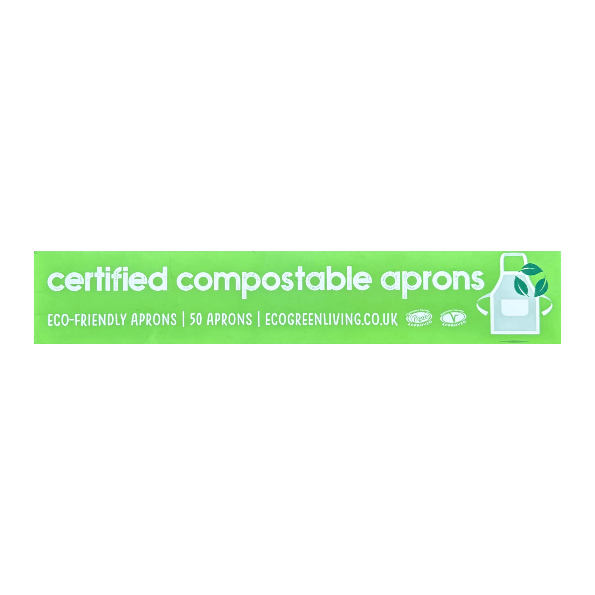 Certified Compostable Aprons, 50 Pack – image 1