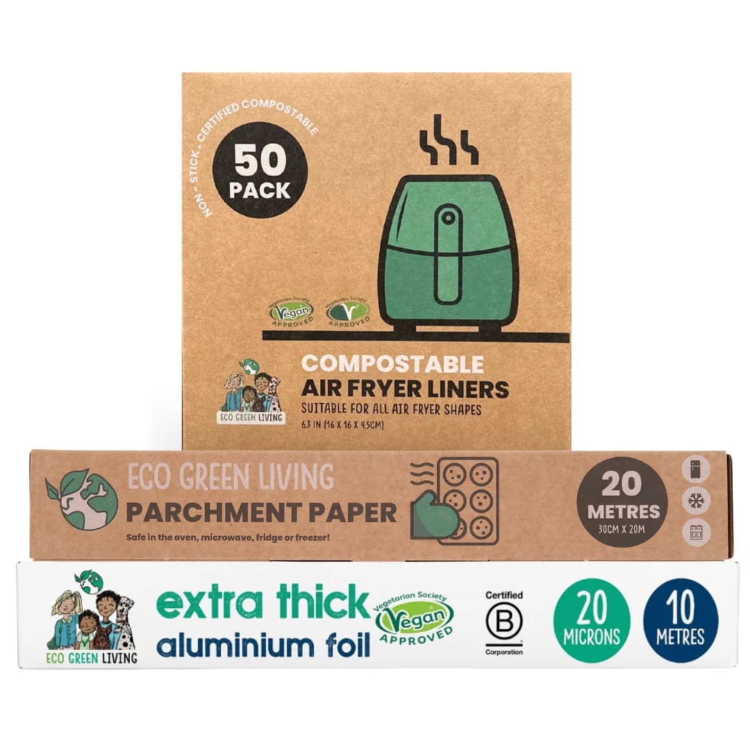 Recycled Foil, Compostable Parchment Paper, and Air Fryer Liners – image 1