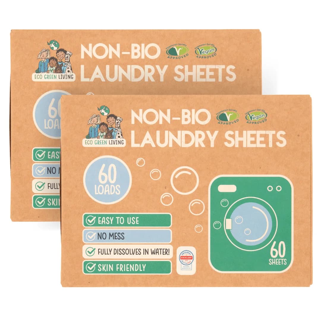 Non-Bio Unscented Laundry Sheets 120 Sheets – image 1