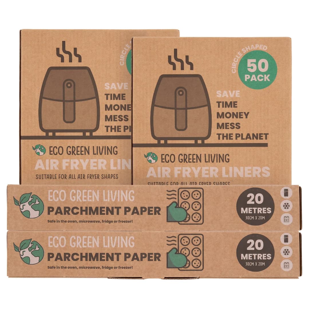 Parchment Paper x2 rolls and Air Fryer Liners 2x50 Papers