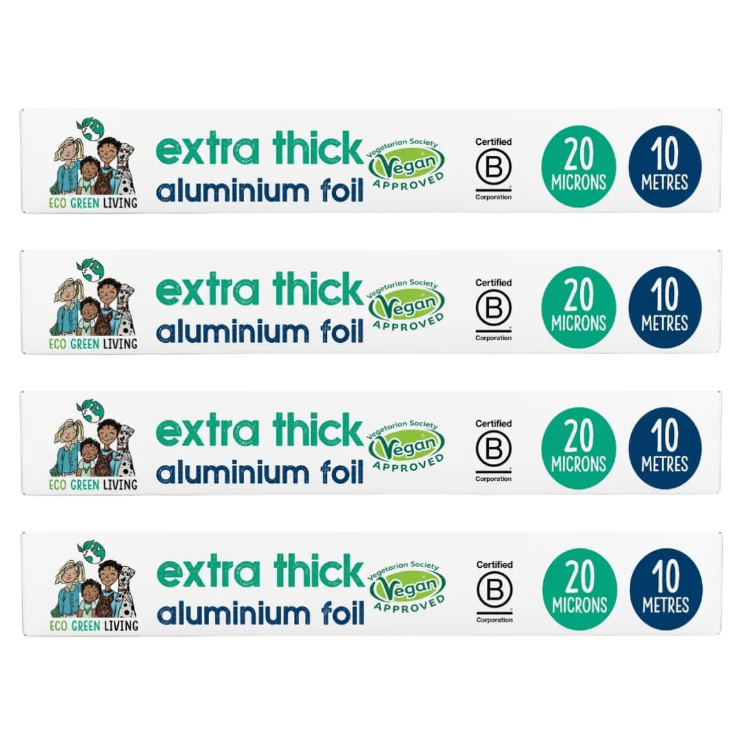 Recycled Tin Foil Eco Friendly - 4 Rolls - 30cm x 10m