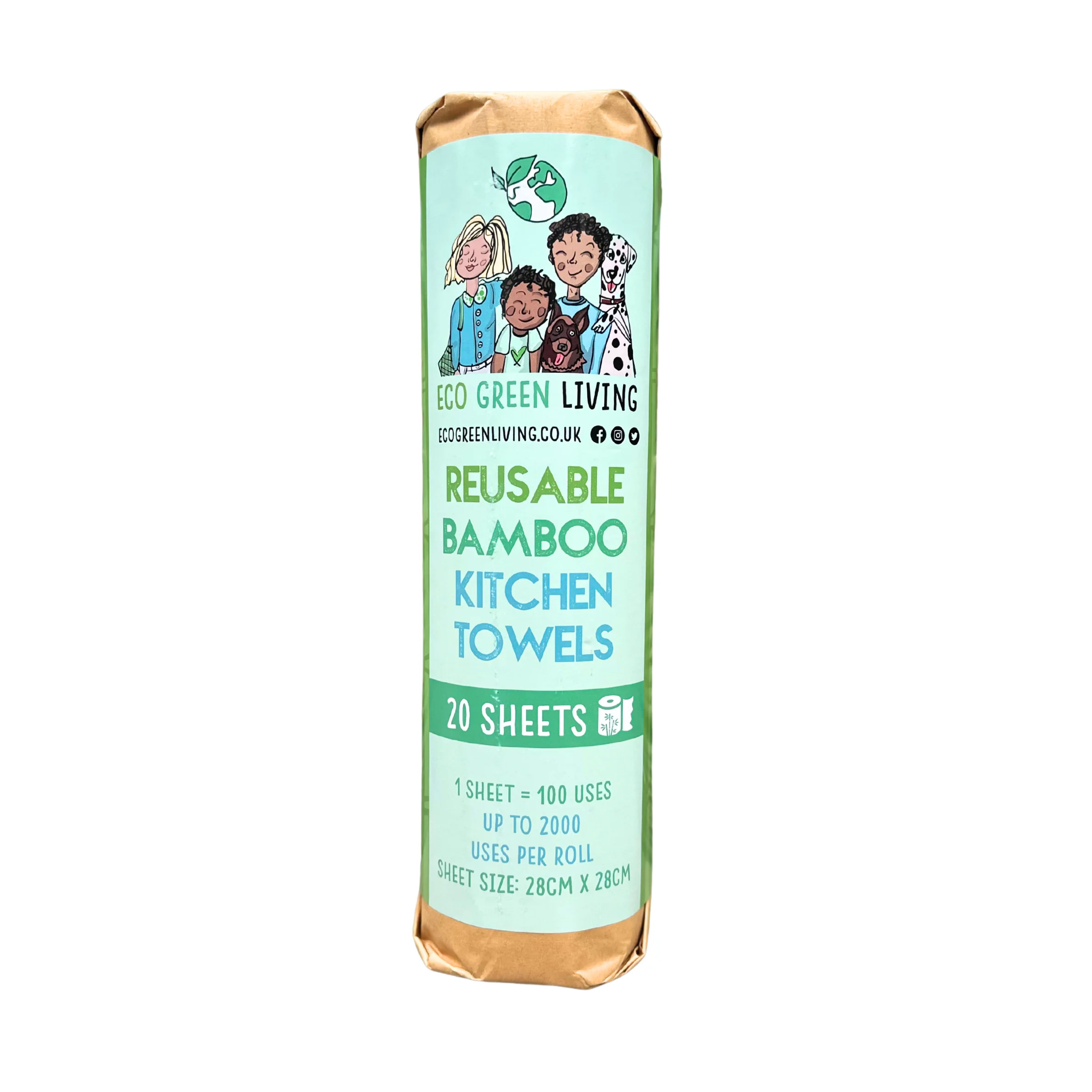 Reusable Bamboo Kitchen Towels