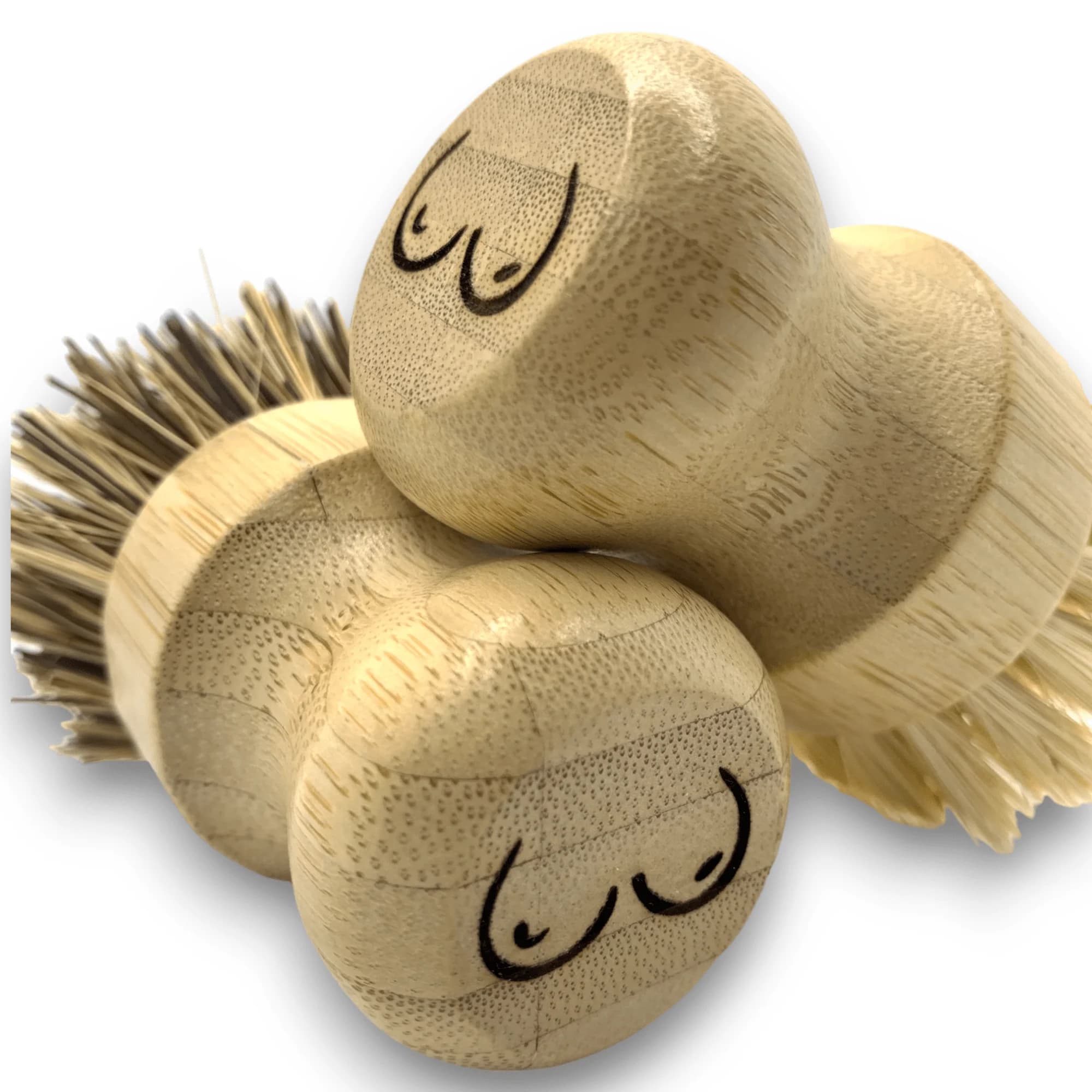 Breast Cancer Awareness Brushes (10% to Prevent Breast Cancer Charity) | Natural Cleaning Brushes - EcoGreenLiving