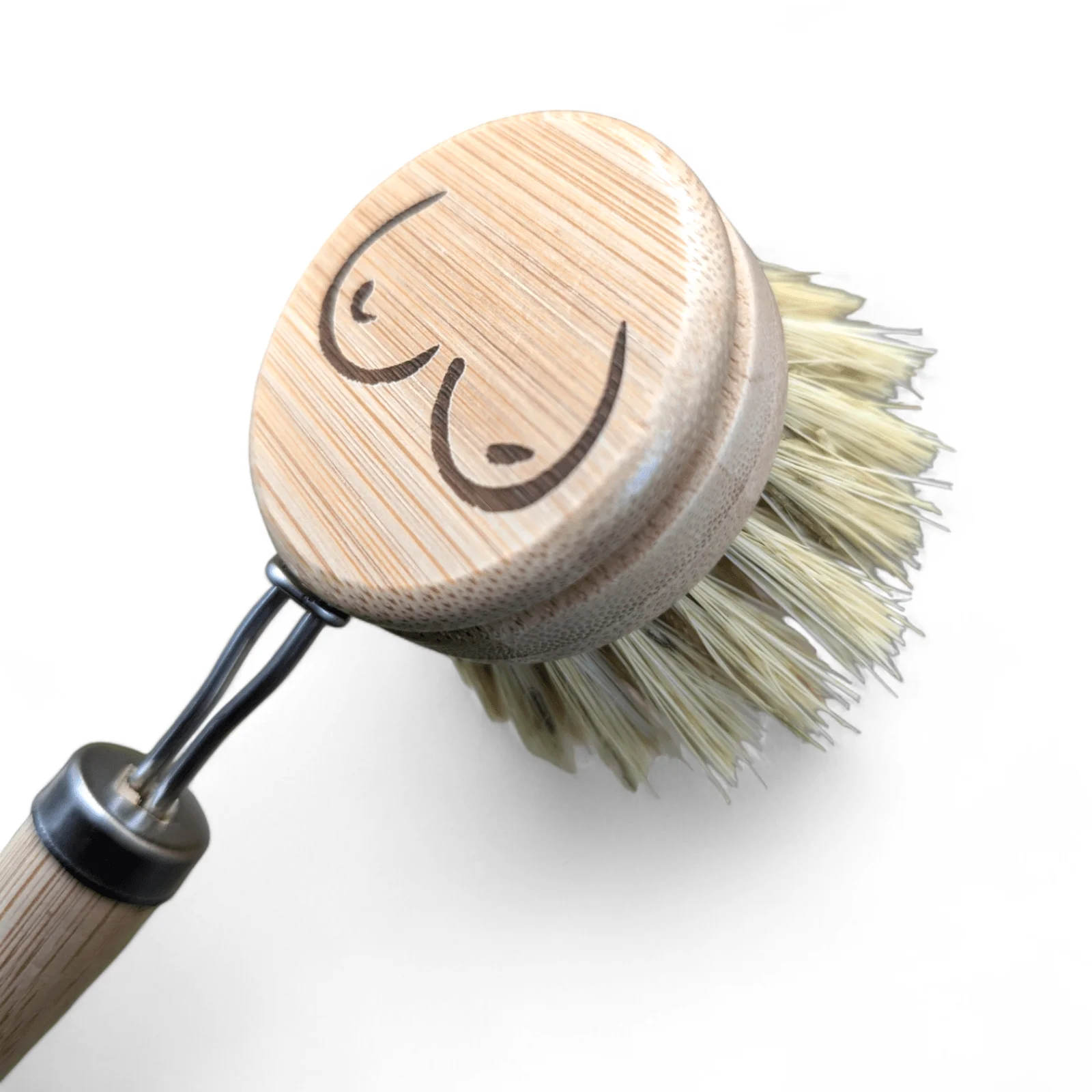 Breast Cancer Awareness Dish Brush with Replaceable Head, 10% to Prevent Breast Cancer - EcoGreenLiving