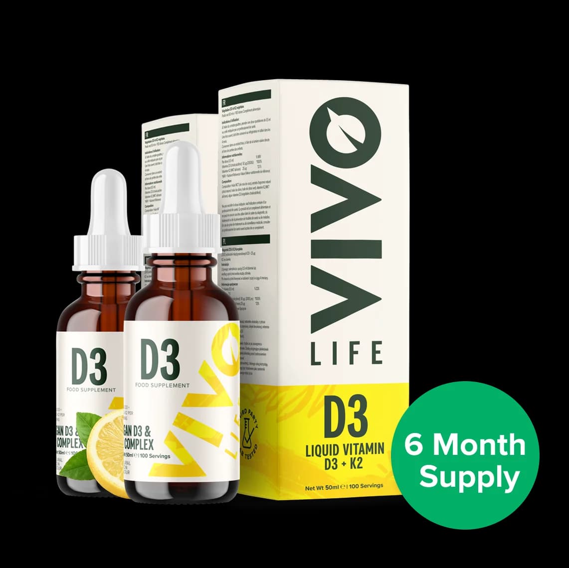 Liquid Vitamin D3 & K2 x2 Bundle