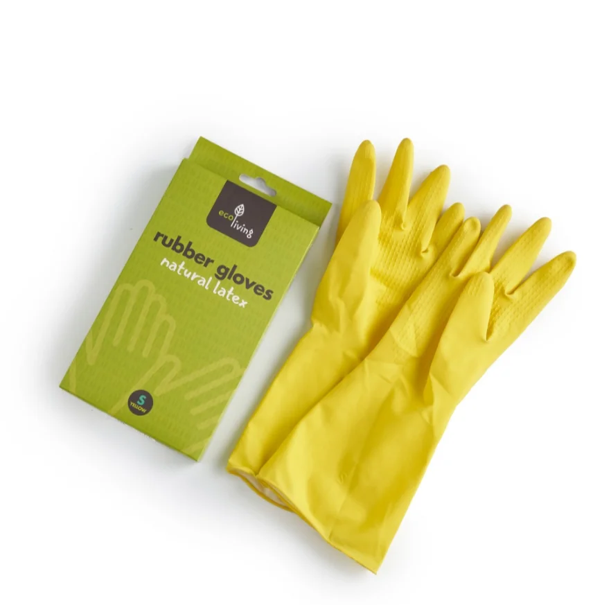 Natural Latex Rubber Cleaning Gloves