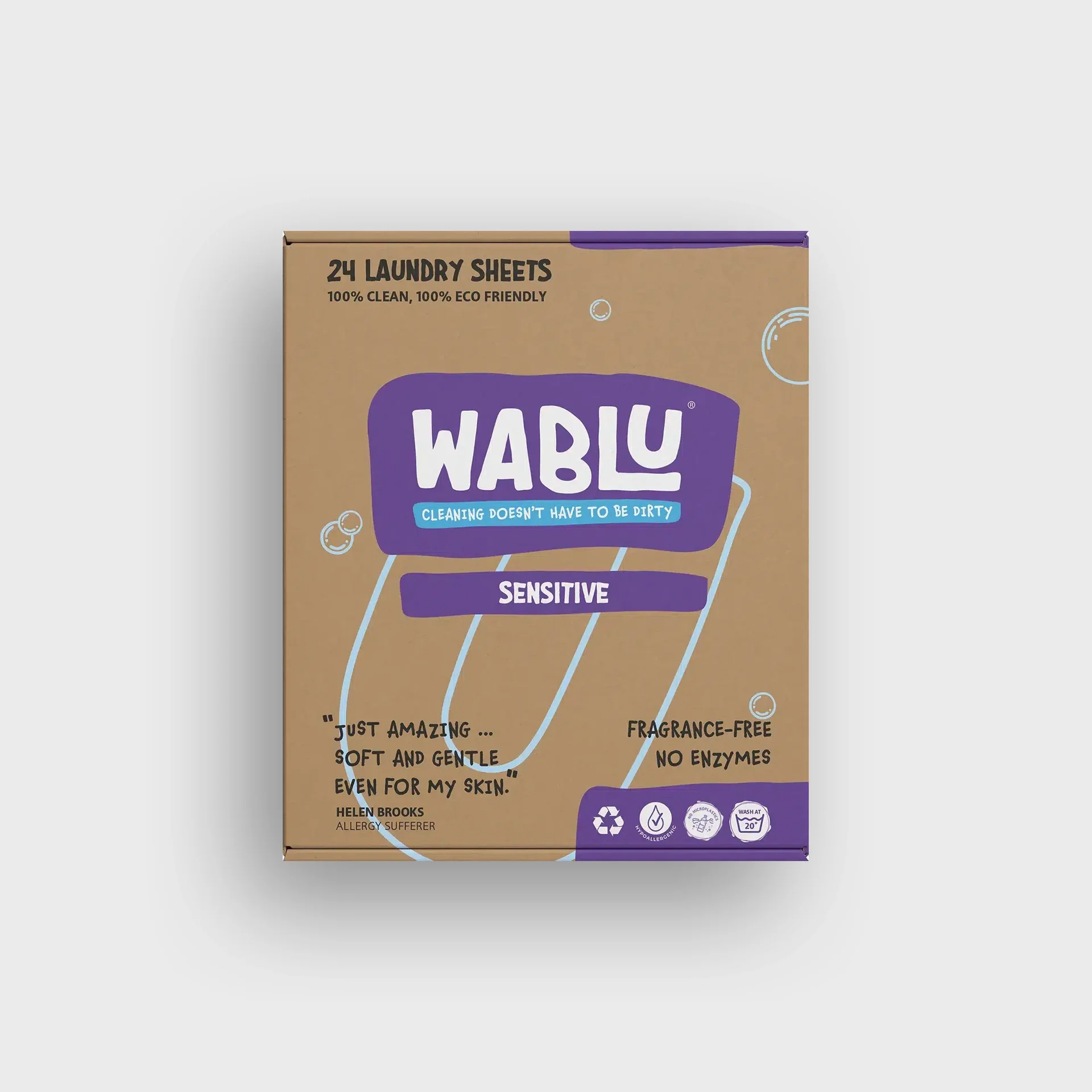 24 Sensitive | Fragrance Free Laundry Sheets