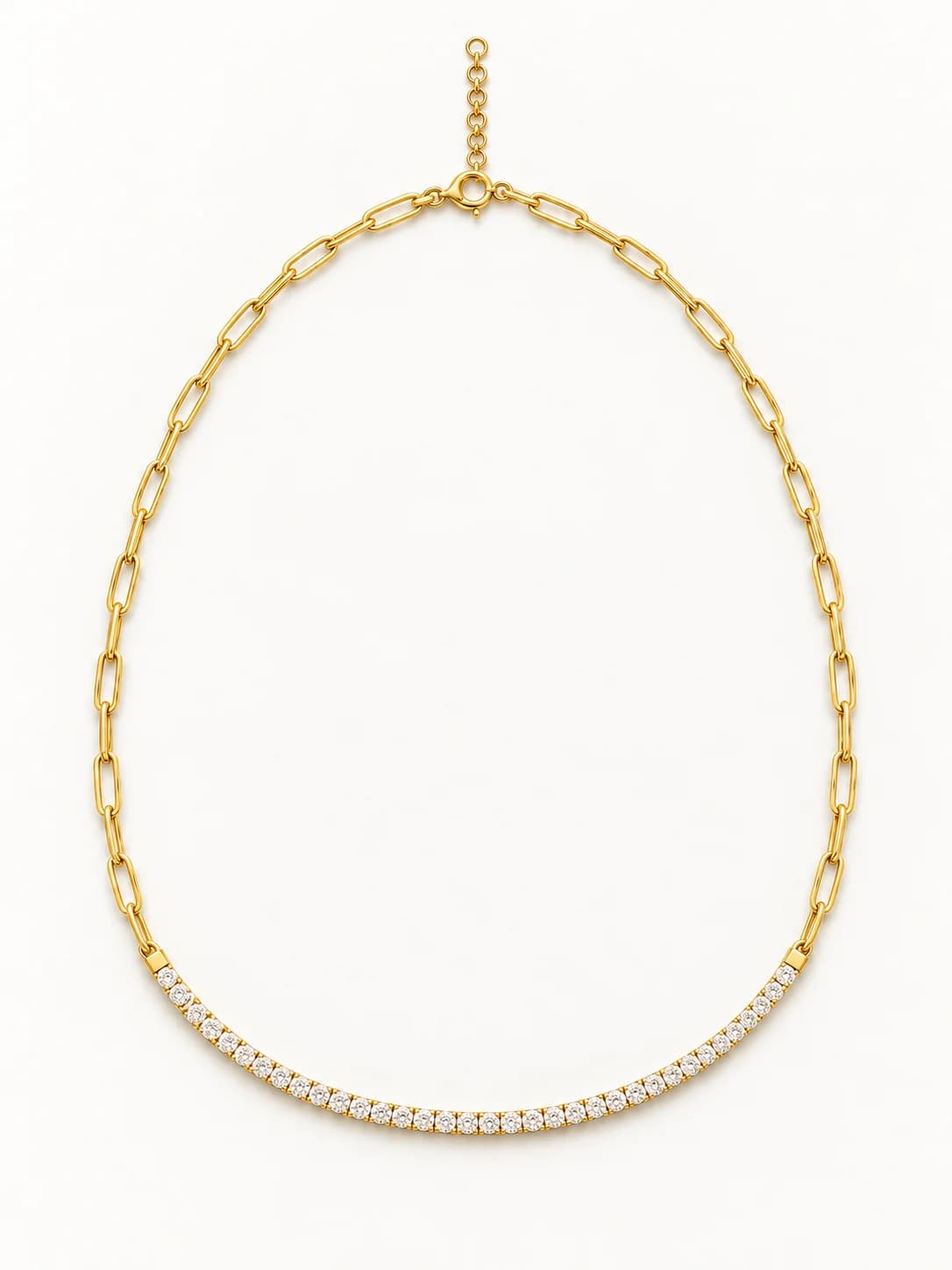 Modern Muse Tennis Necklace – image 1