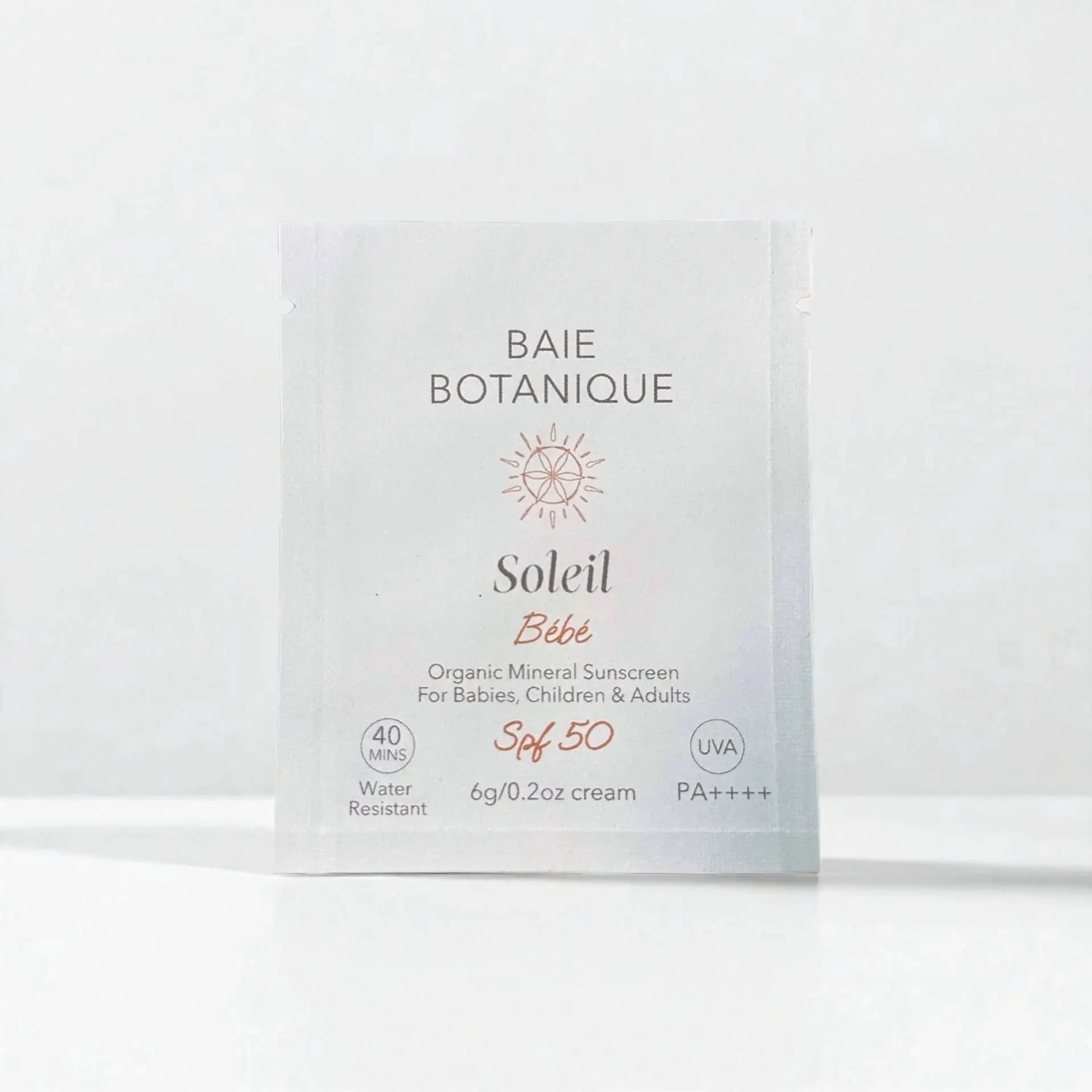 Baby Mineral Sunscreen SPF 50 Sample Sachet – 6g
