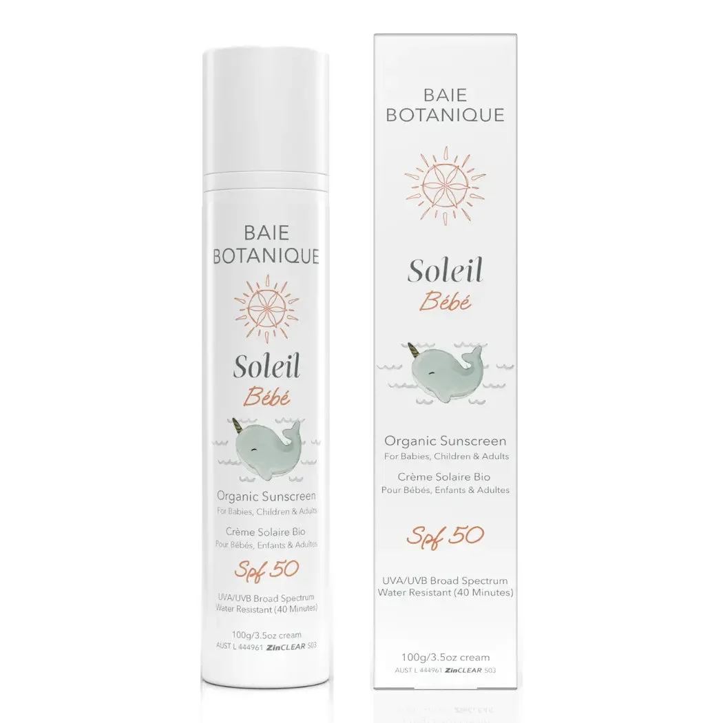 Organic Mineral Sunscreen for Baby & Children SPF 50
