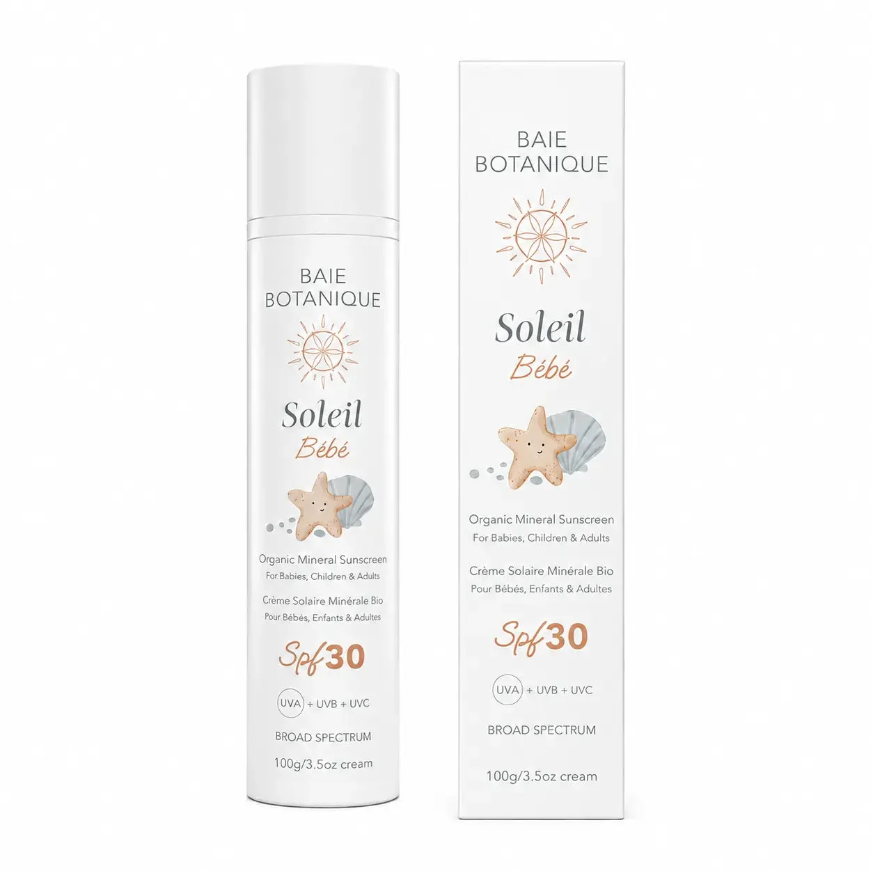 Organic Mineral Sunscreen Baby & Children SPF 30 – image 1